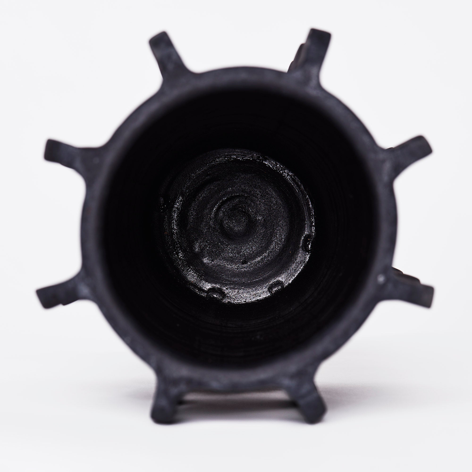 ARCISSIMO vase black ceramic