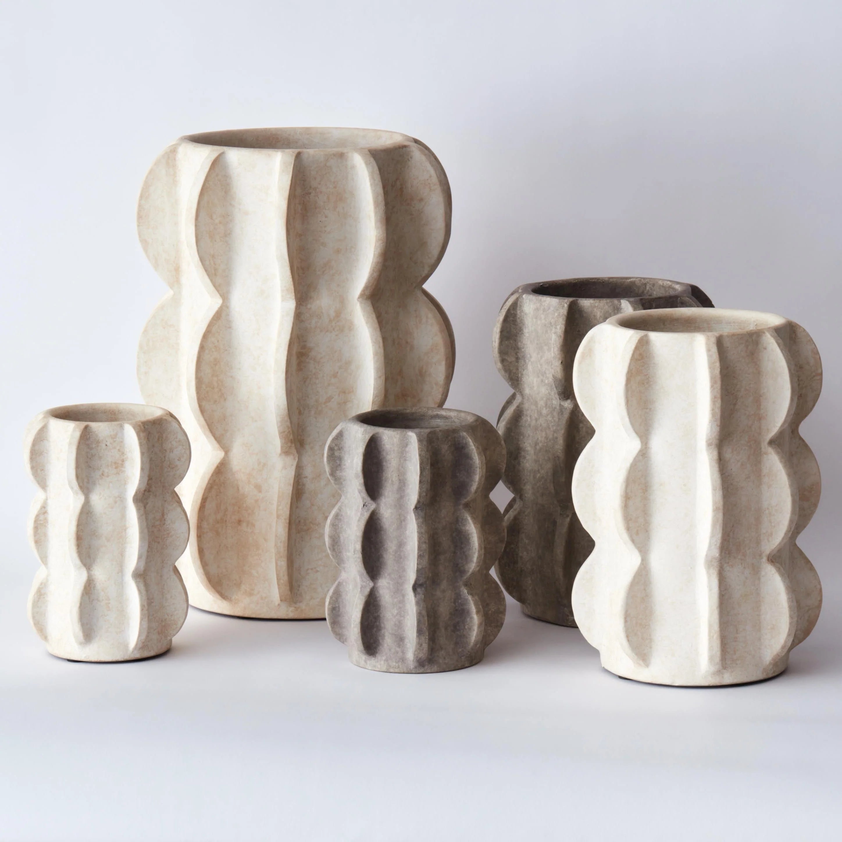 Váza ARCISSIMO krémová keramika