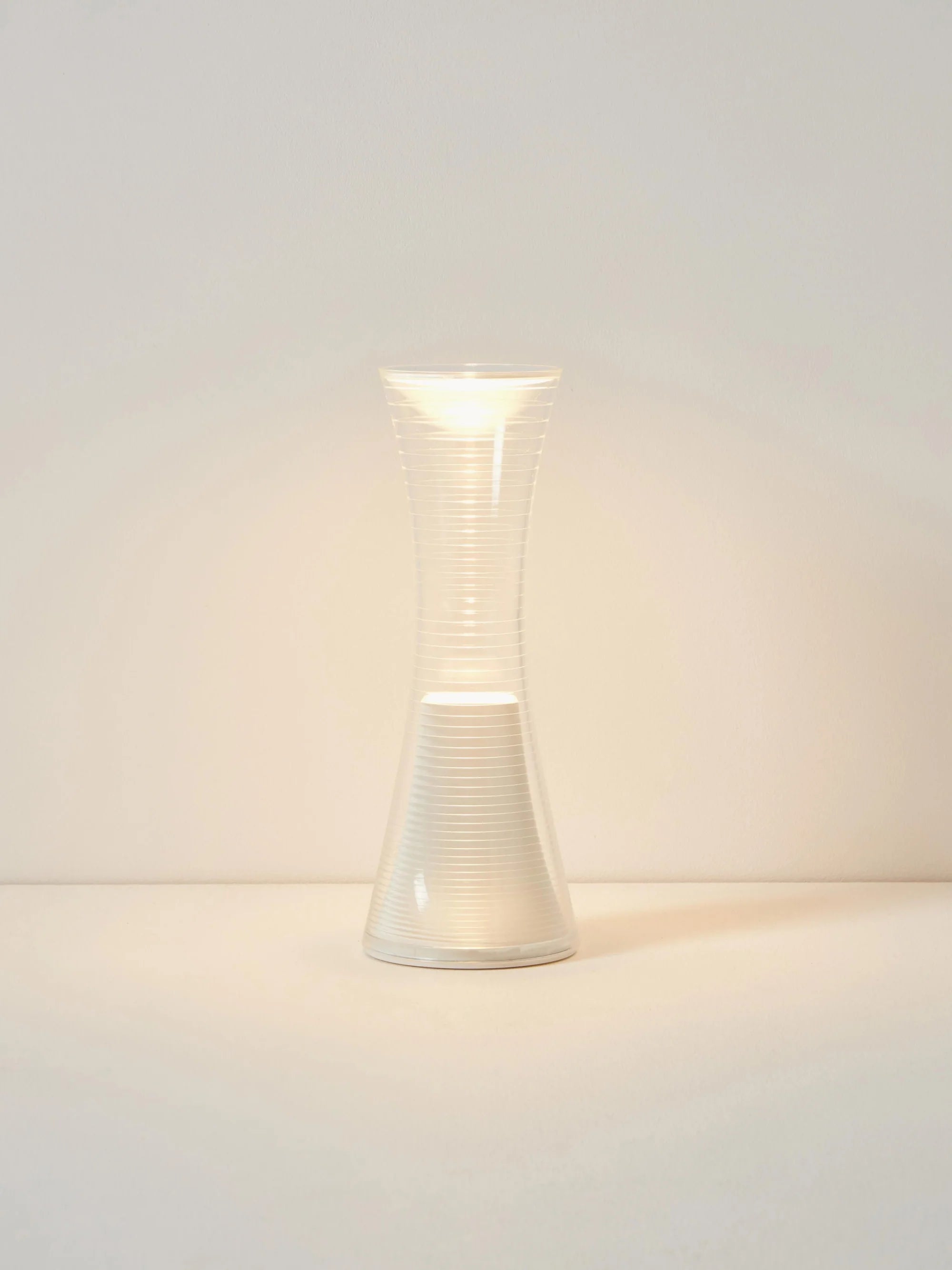 Portable Lamp COME TOGETHER transparent with white