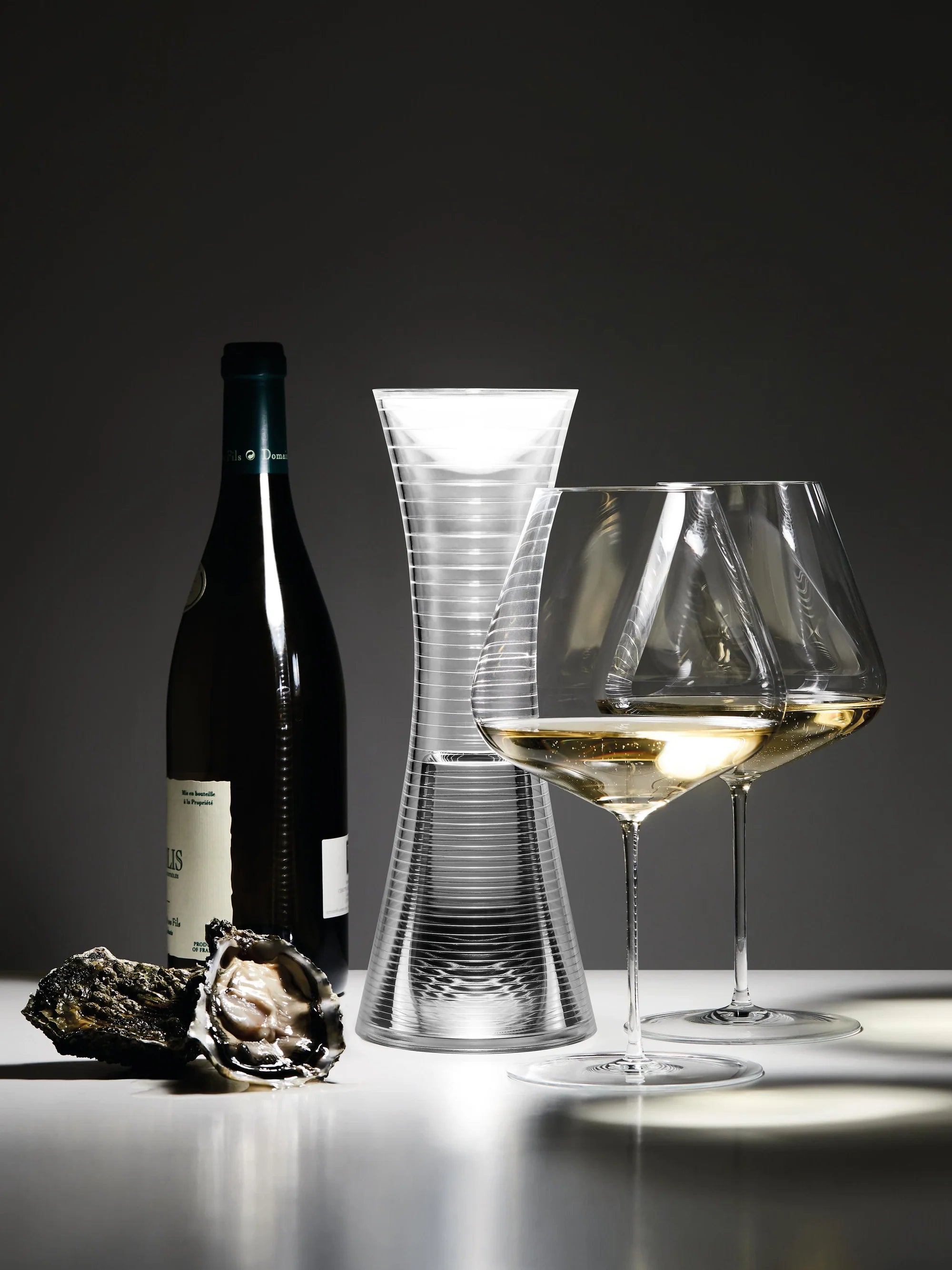 Prenosná lampa COMR TOGETHER priehľadná so strieborným detailom