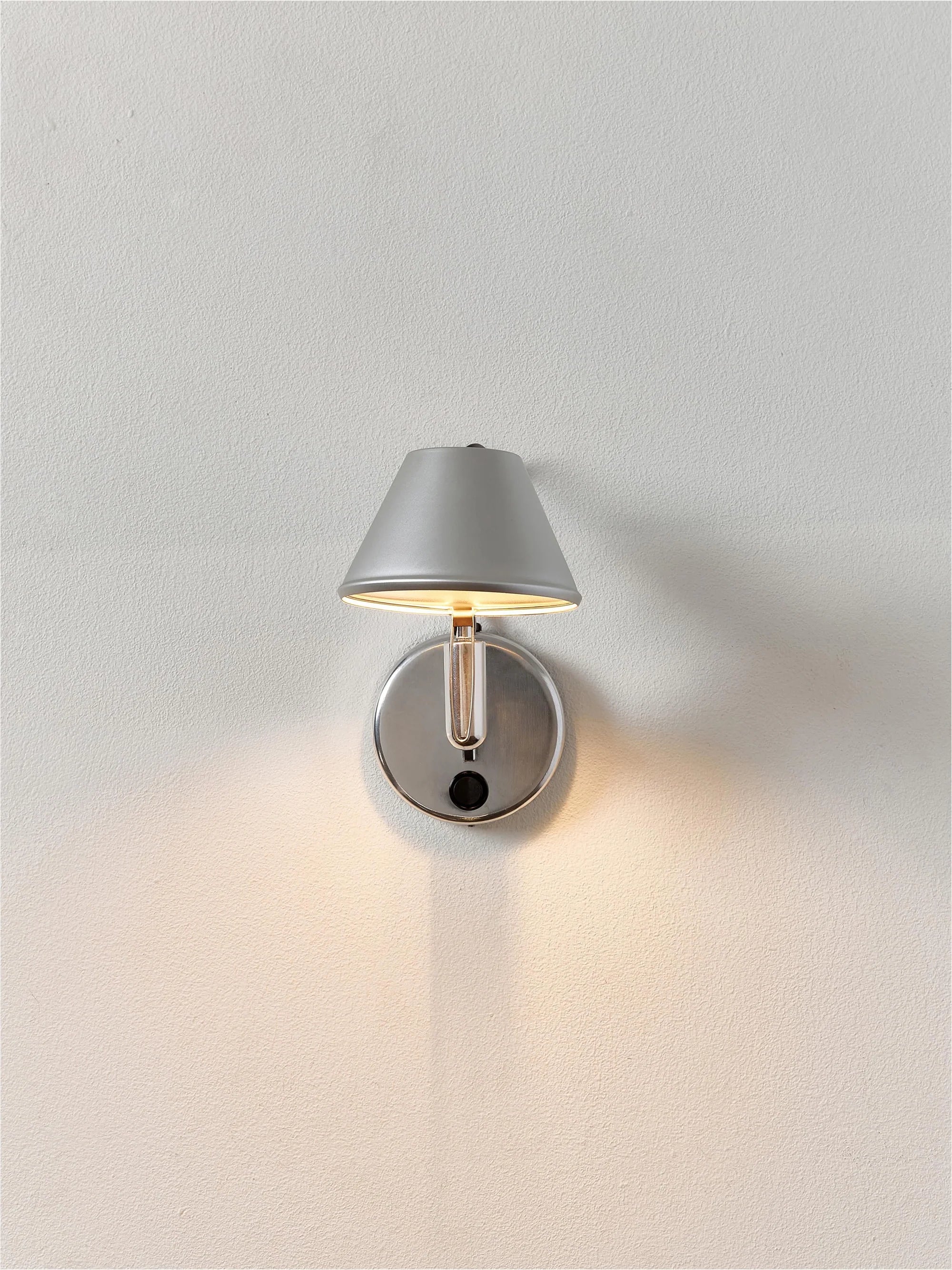 Nastaviteľný nástenný svietidlo TOLOMEO MICRO FARETTO hliník