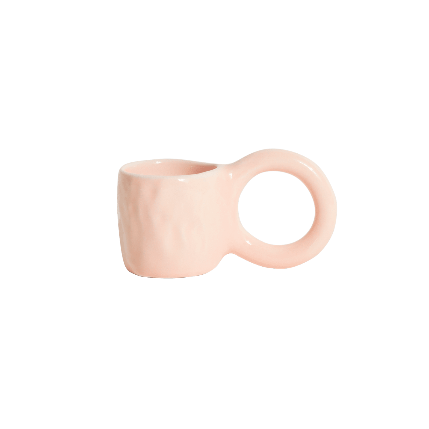 Súprava šálok na espresso DONUT svetloružová