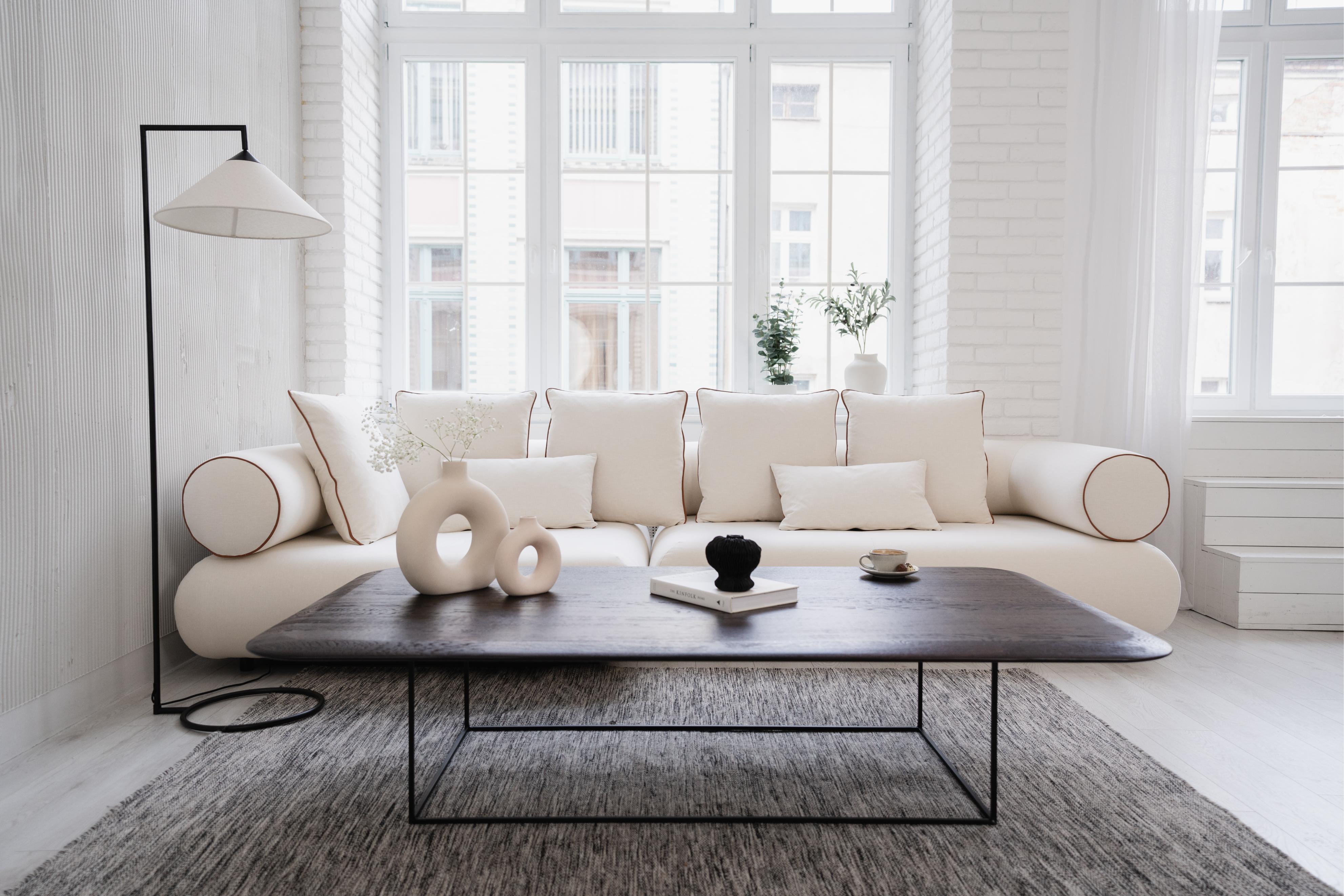 Left-facing corner sofa CASABLANCA customizable