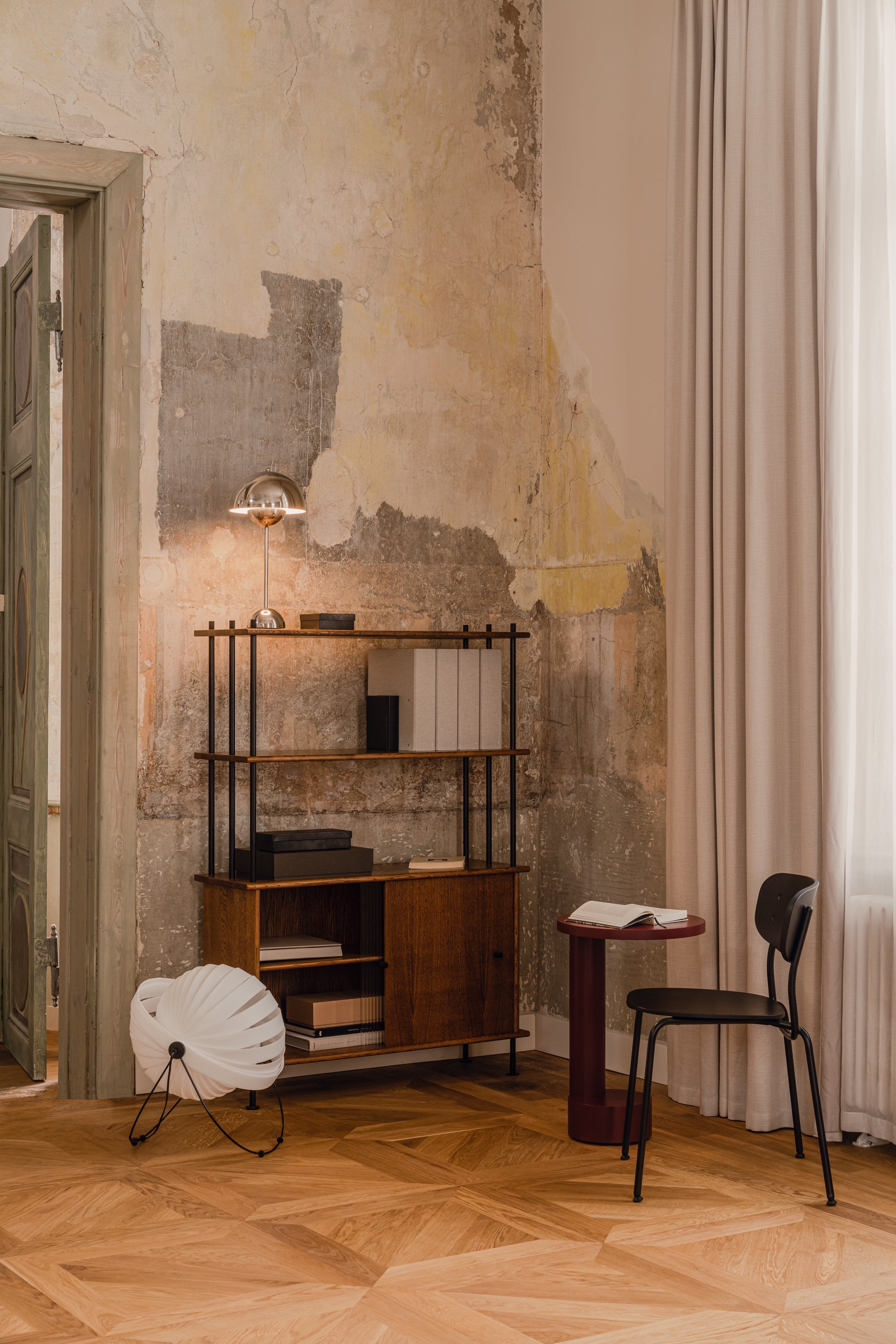 BAVA 100 Oak Wood Cabinet