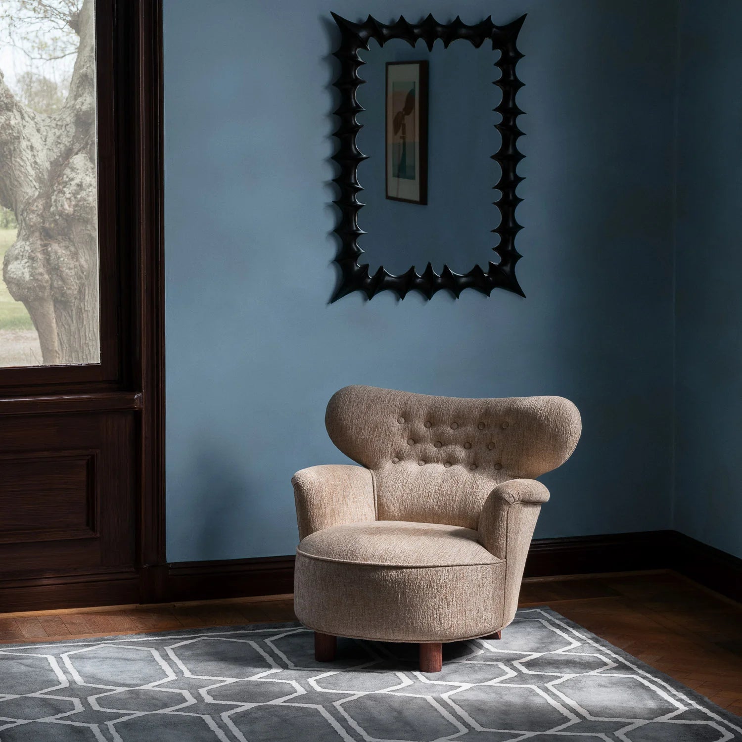 ELIAS Beige Armchair