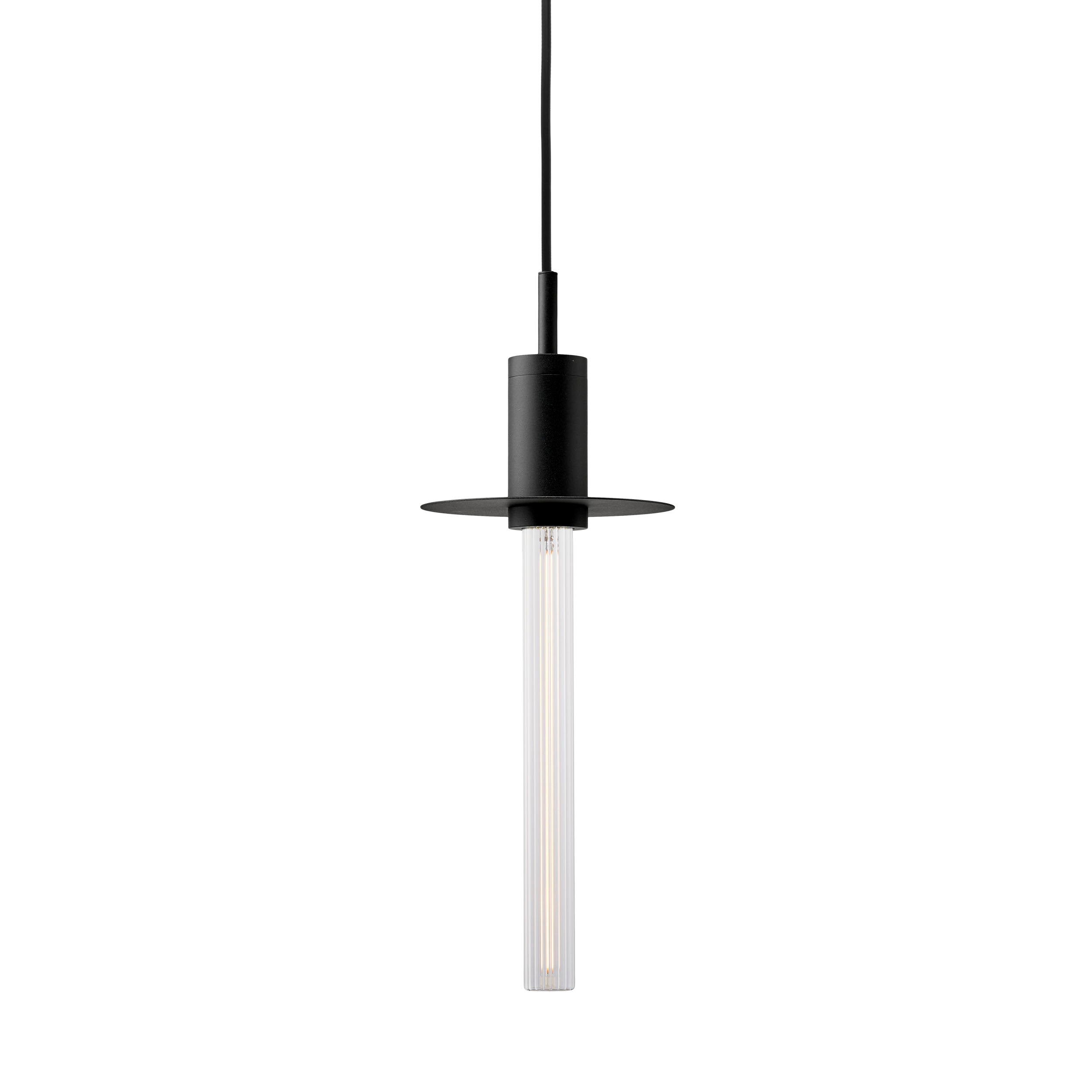Závesná lampa LIBERTY W. DISC čierna