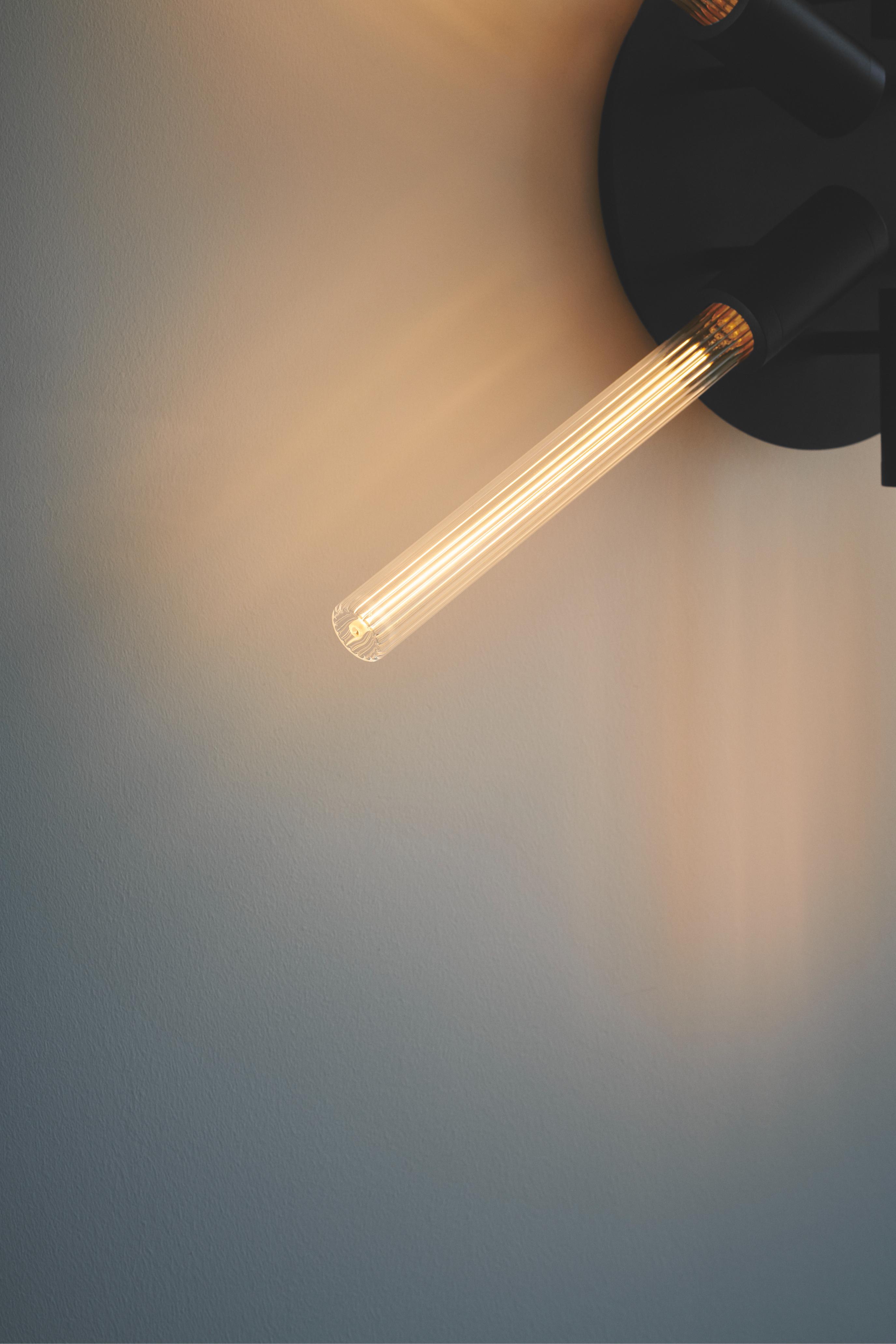 Žiarovka TUBE BULB PLISSE ryflowaná