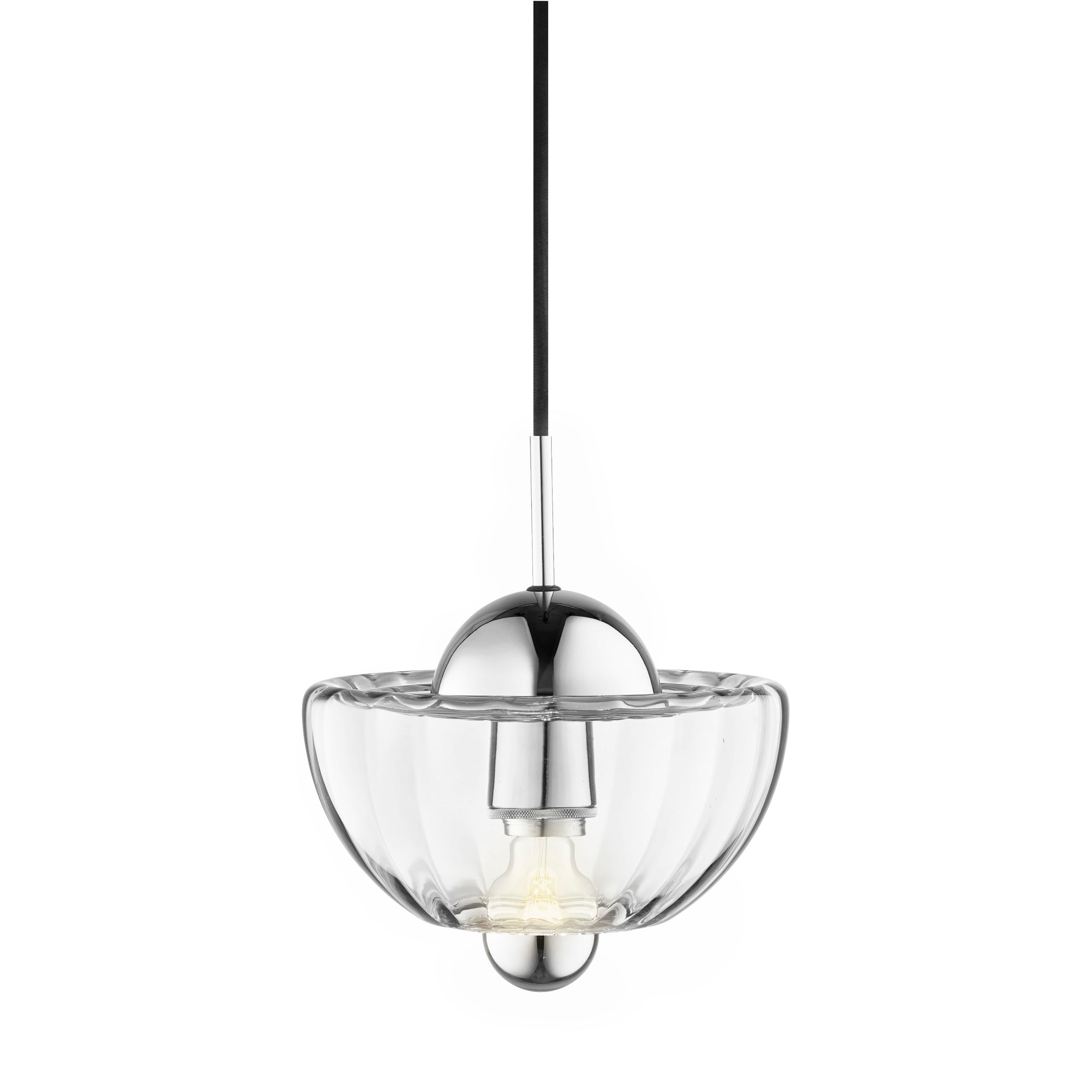 Závesná lampa LOTUS ručne fúkané sklo