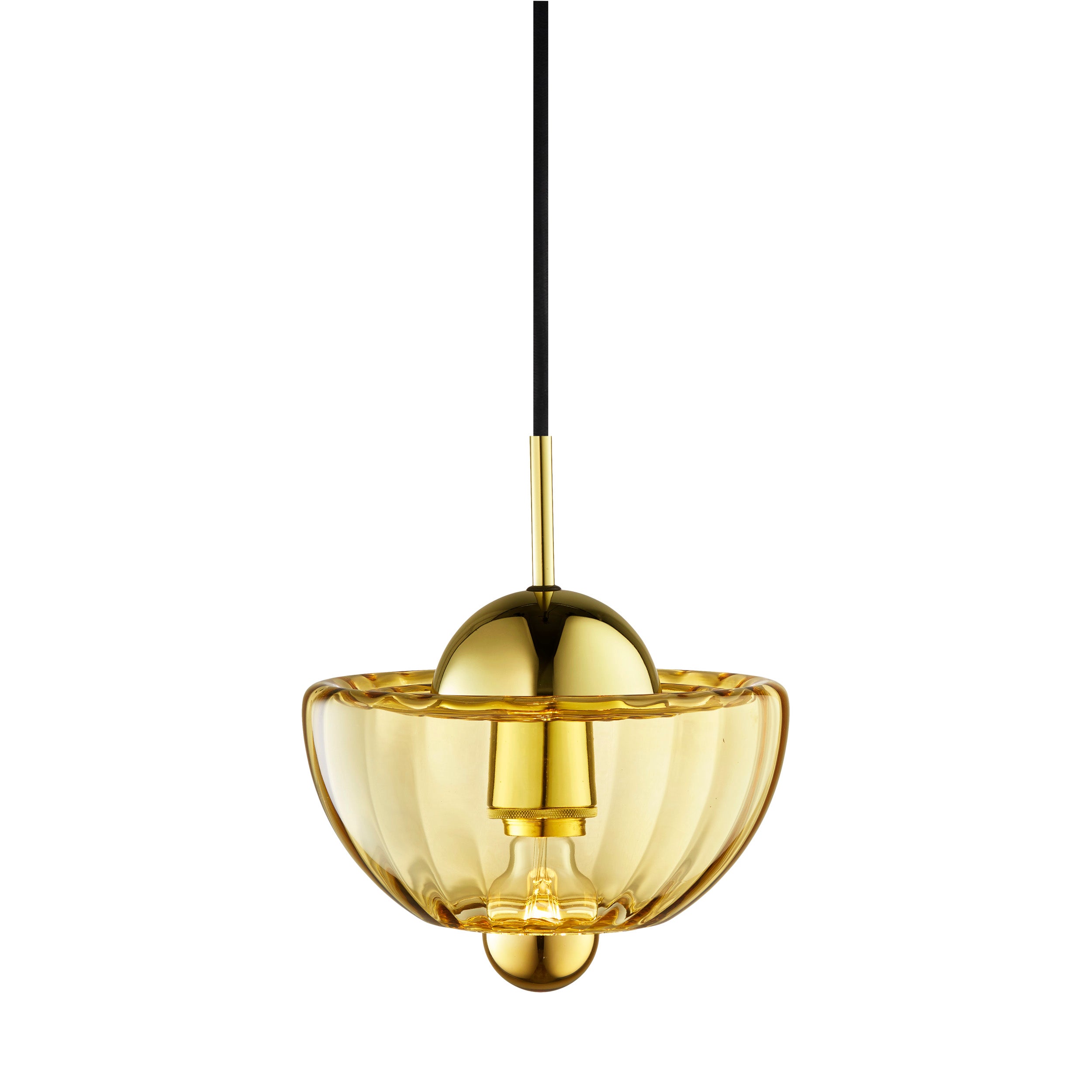 LOTUS amber pendant lamp