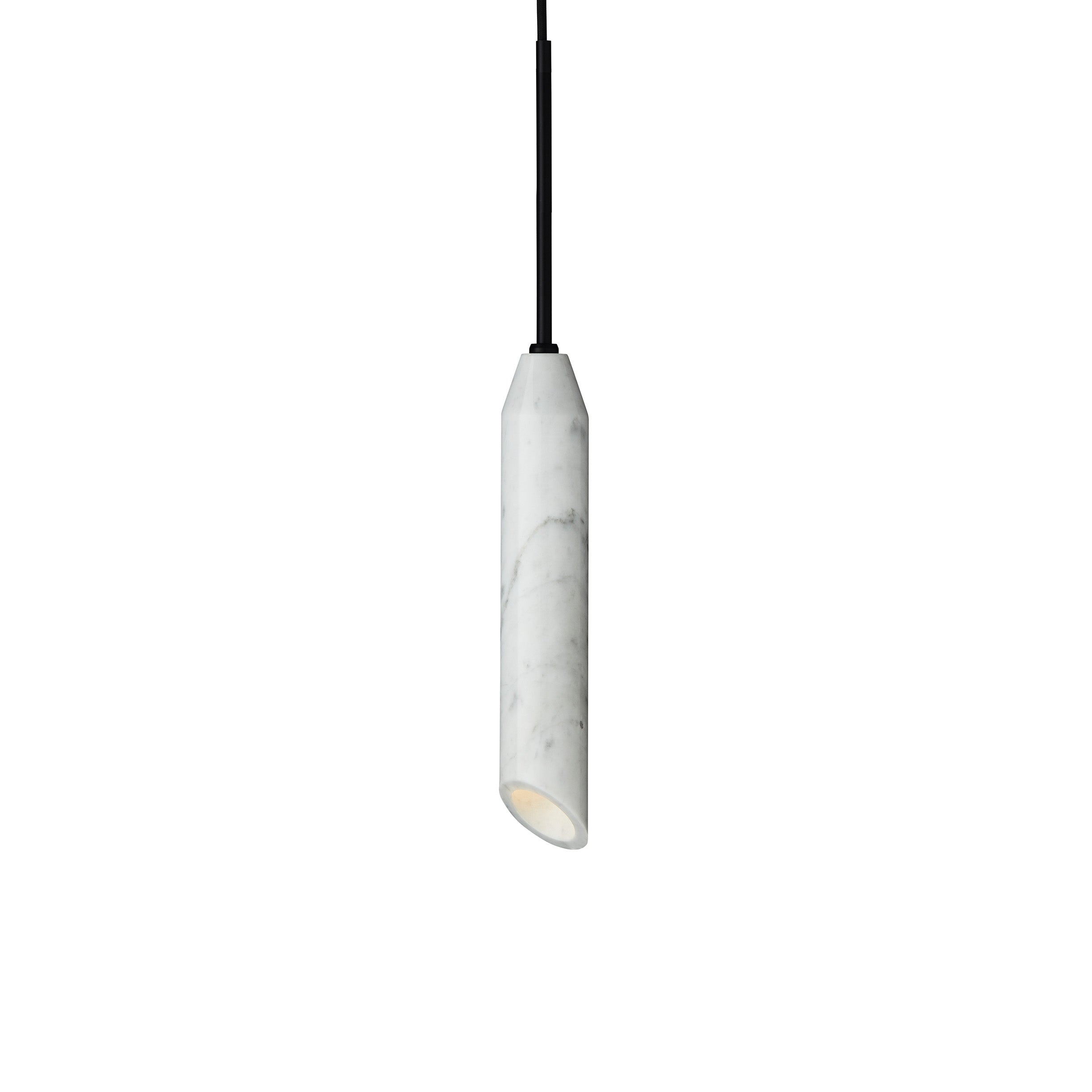 MARBLE ART pendant lamp white marble