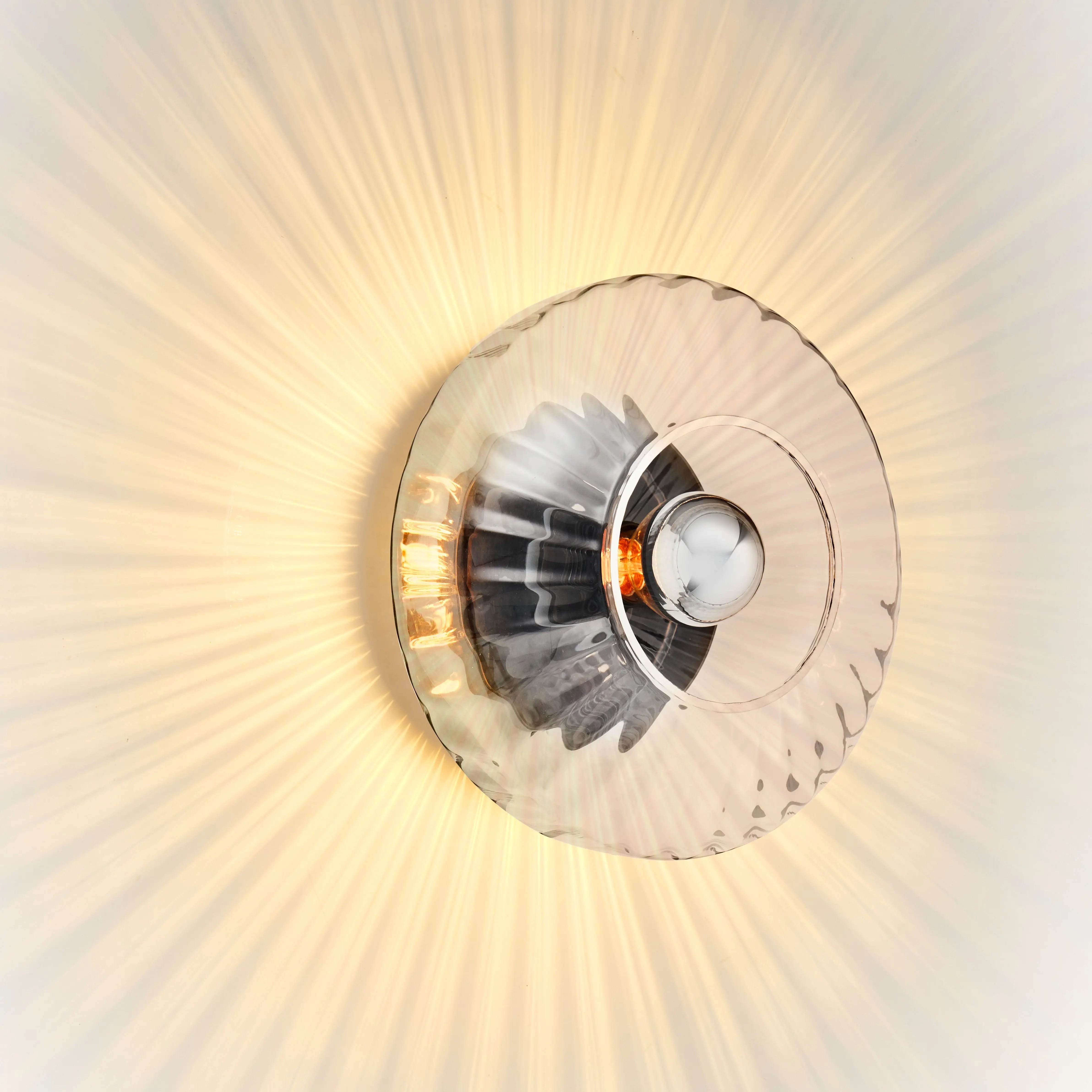 Kinkiet NEW WAVE OPTIC szklany – Design By Us