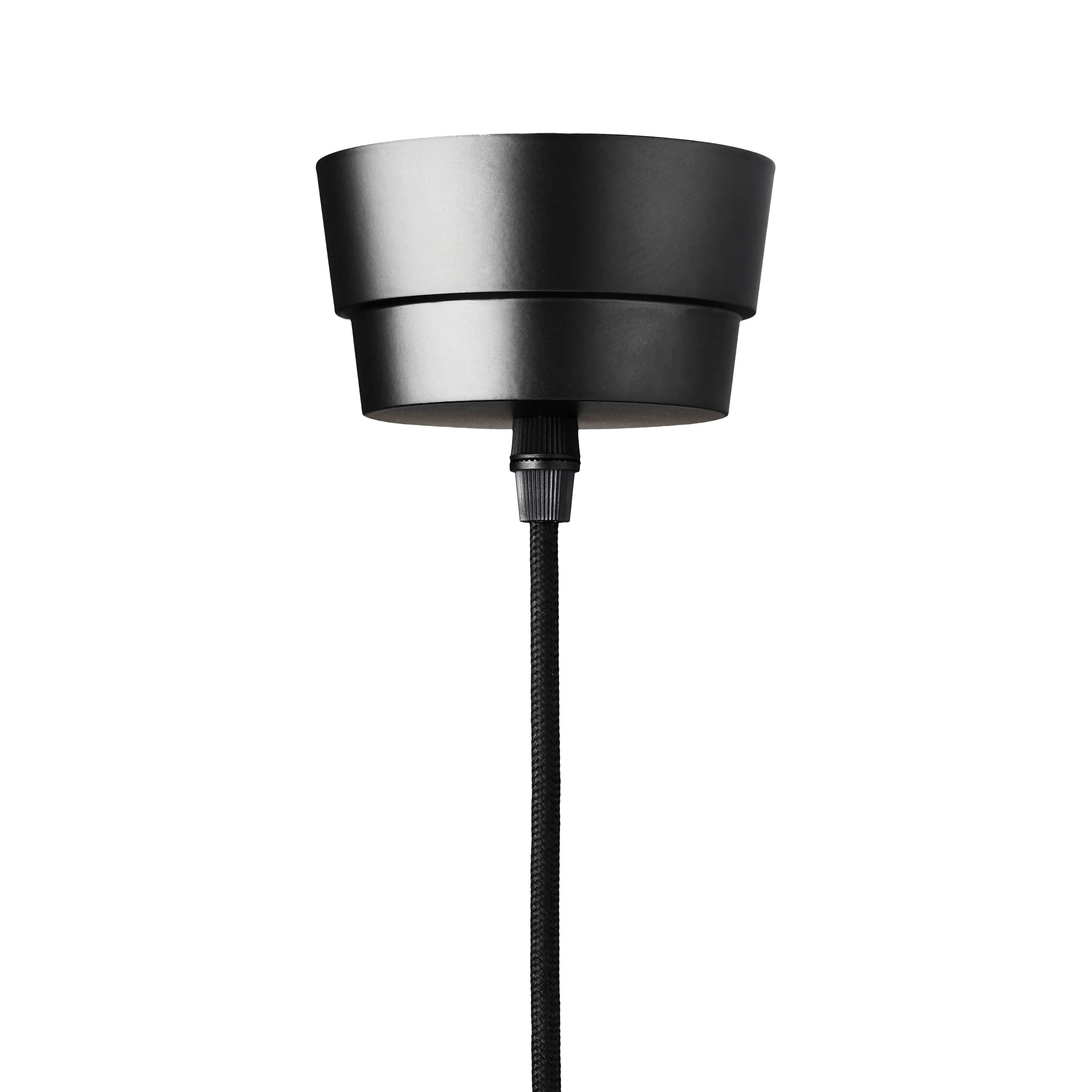 Lampa wisząca NEW WAVE OPTIC transparentne szkło z czarnym wykończeniem – Design By Us