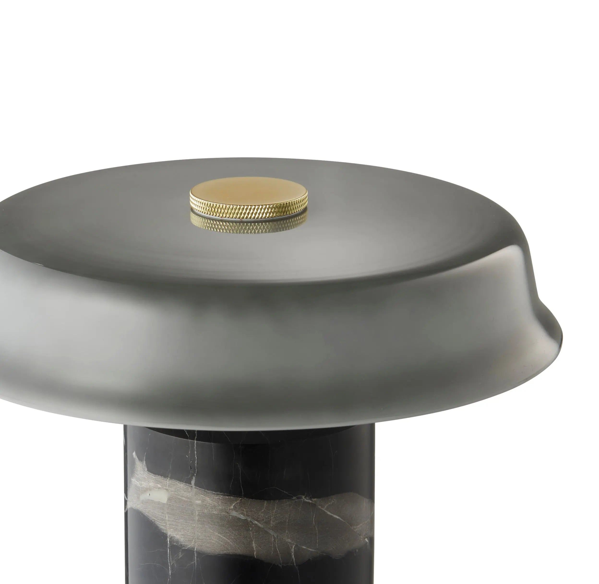 Lampa przenośna TRIP NO. 2 szary marmur z dymionym szkłem – Design By Us