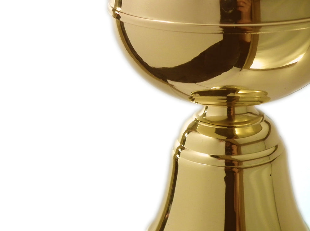 Stolná lampa SHEIK biela so zlatým povrchom