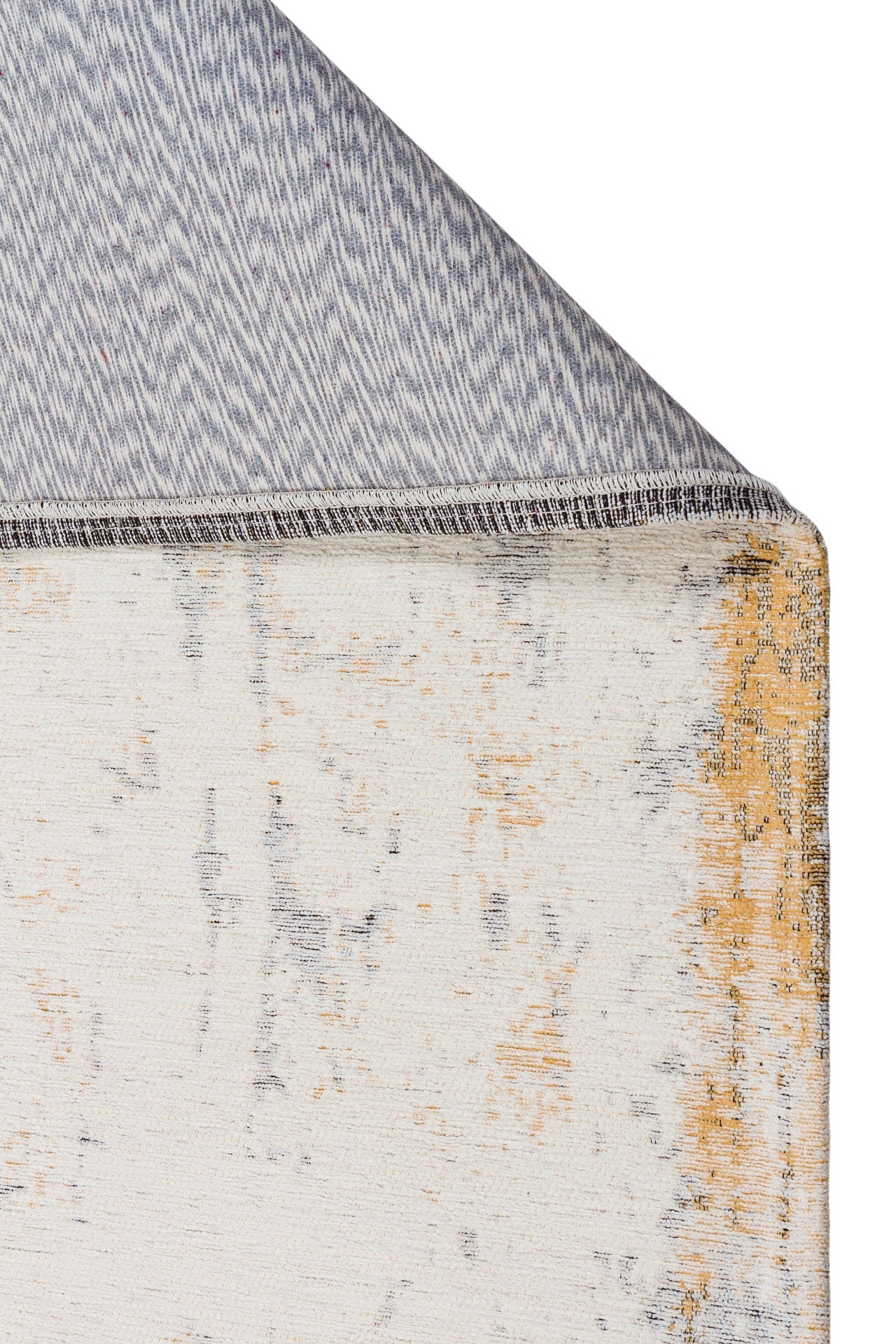 Koberec DECO RUGS béžový s horčicovou a čiernou