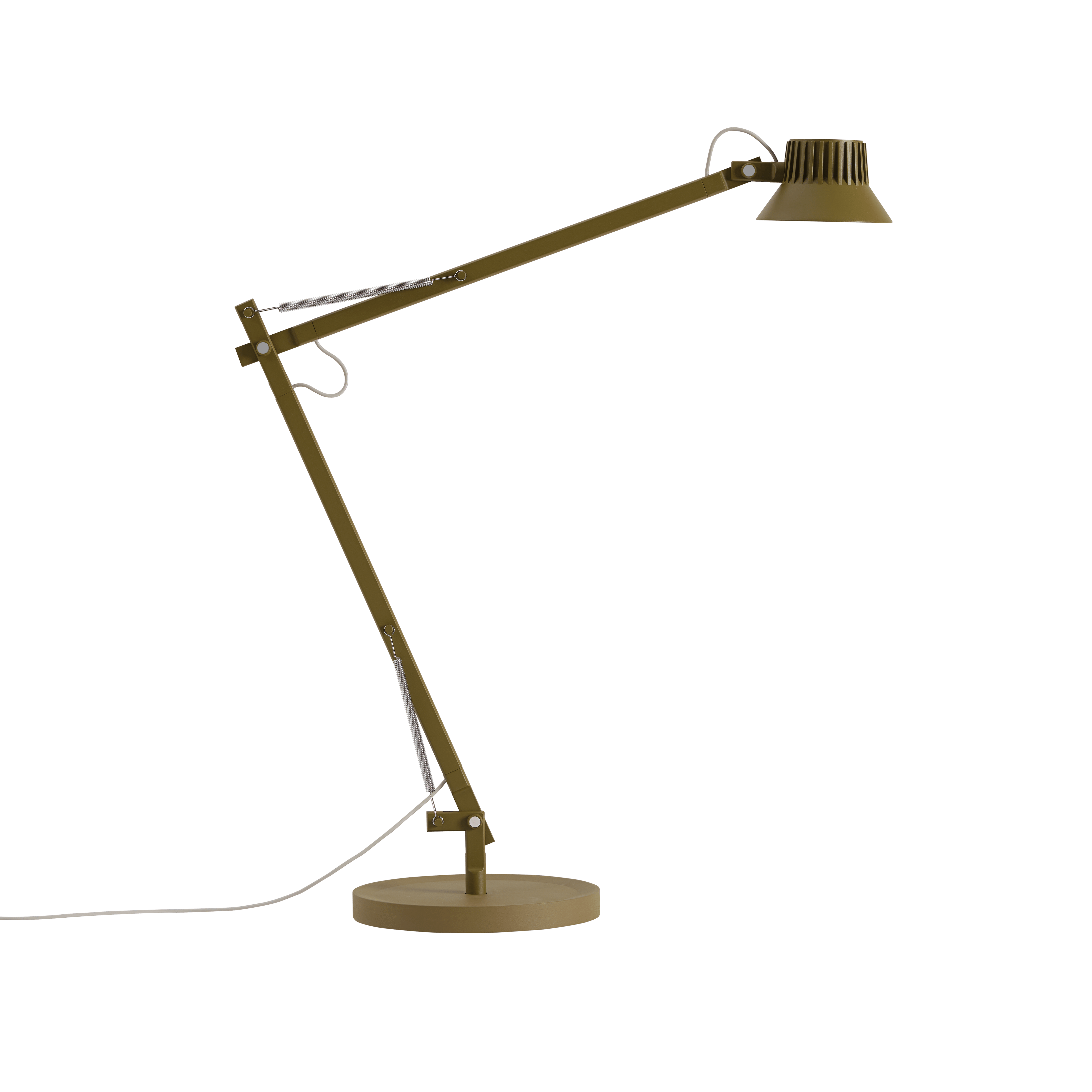 Lampa biurkowa regulowana DEDICATE brązowo-zielony