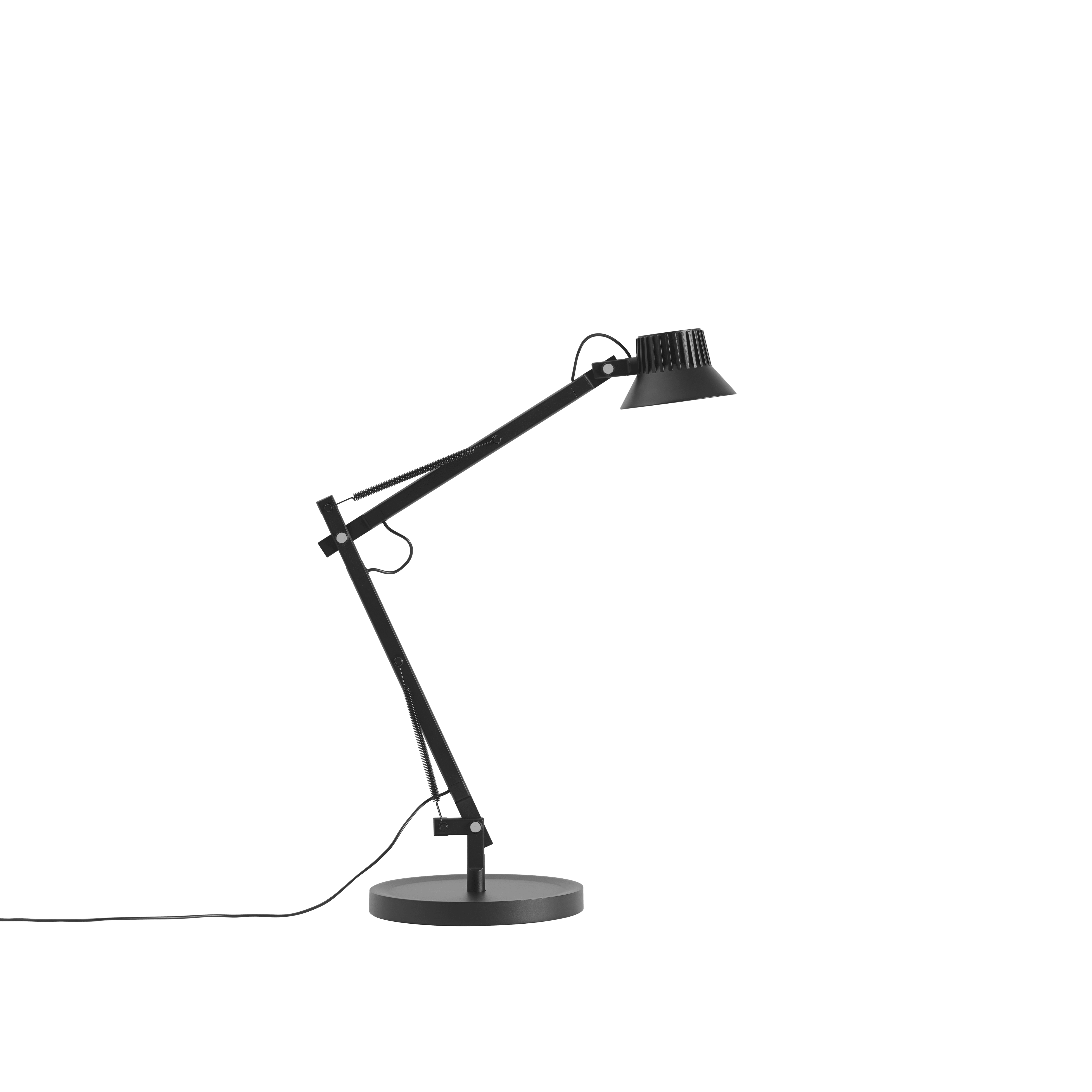 Adjustable desk lamp DEDICATE black