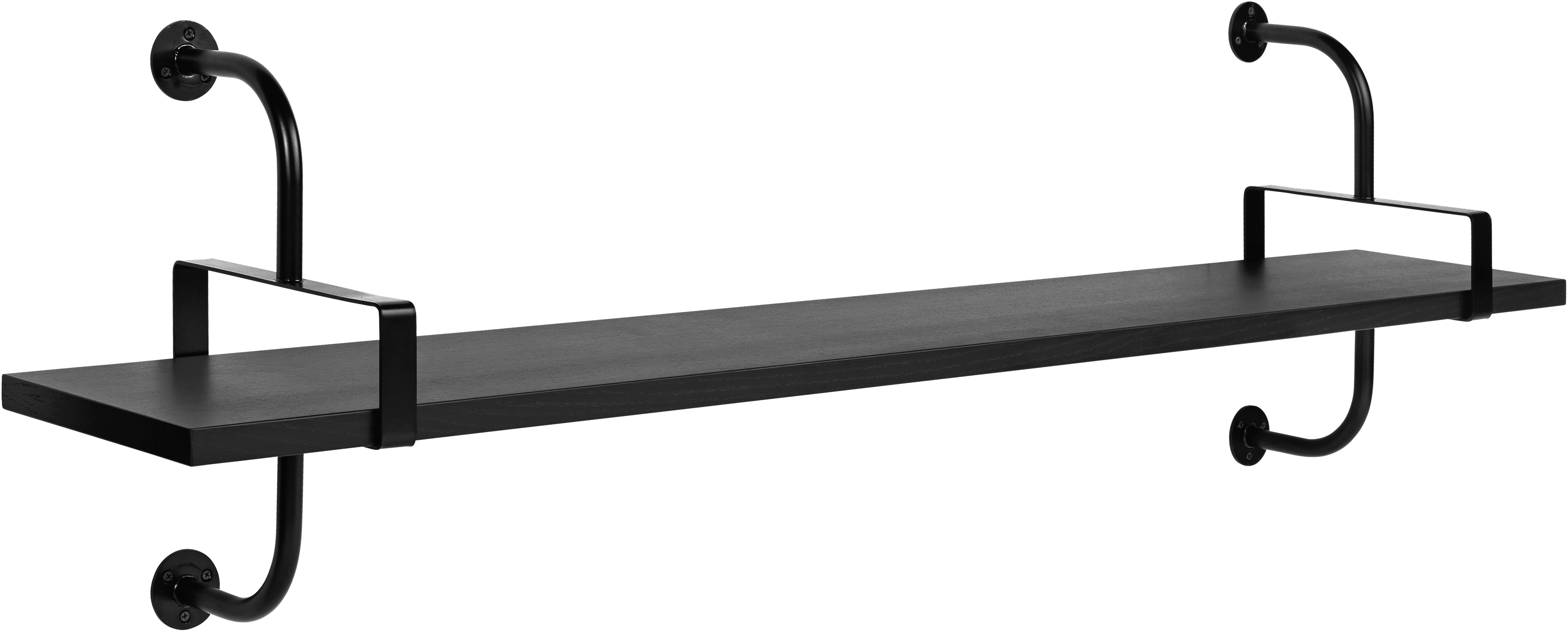 DEMON shelf black ash wood