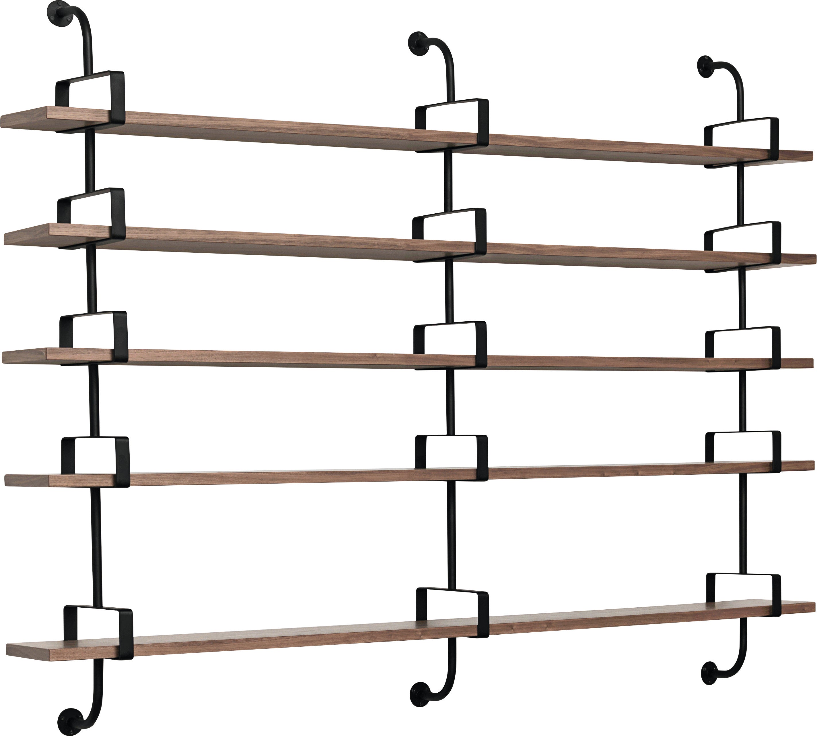 Double Shelf DÉMON walnut wood