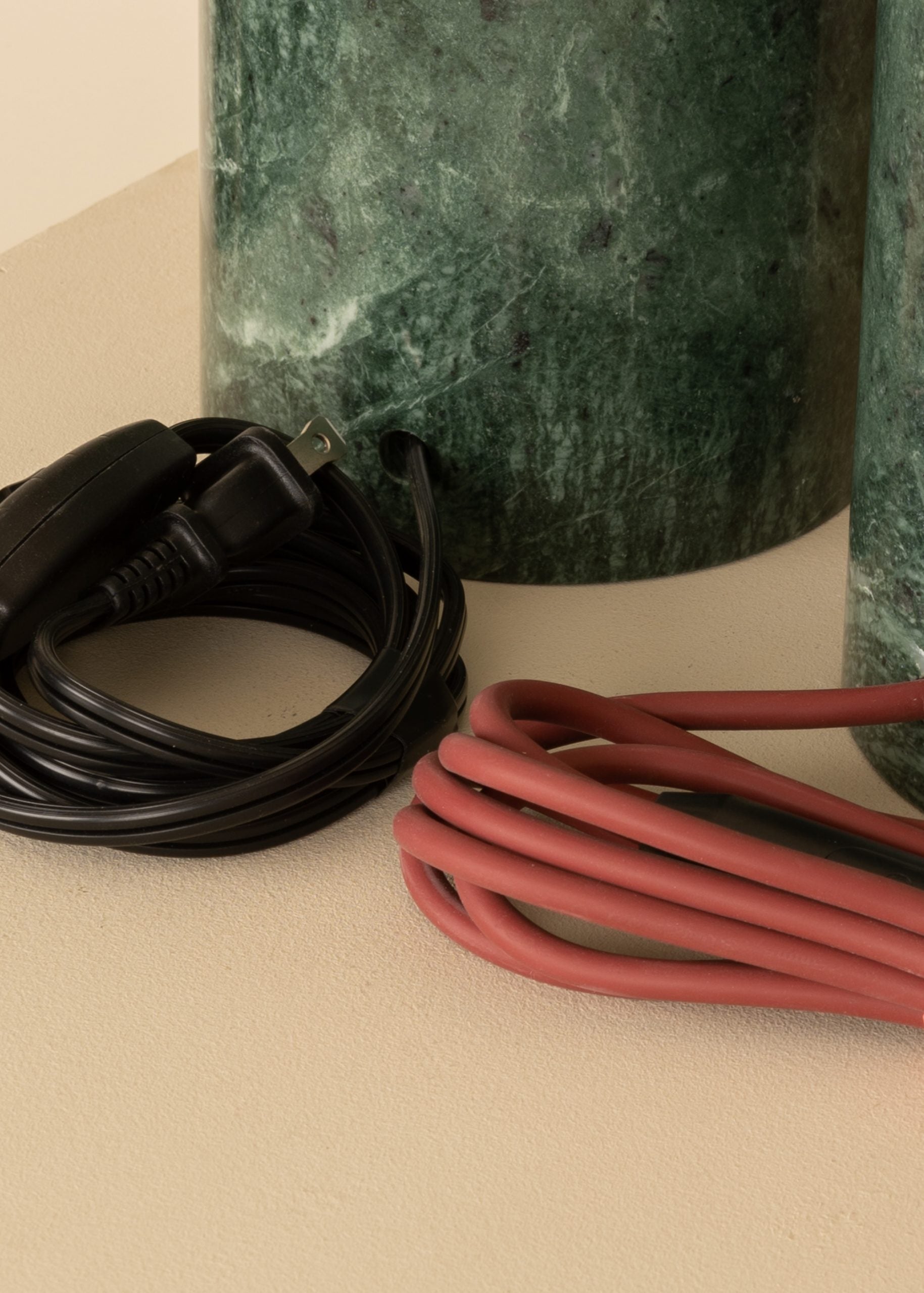 Stolná lampa PURA KELO DOUBLE zelený mramor