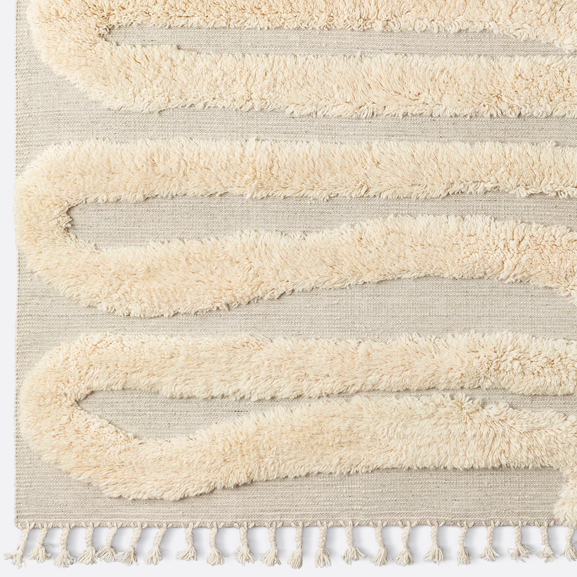 Koberec SNAKE RYA krémový