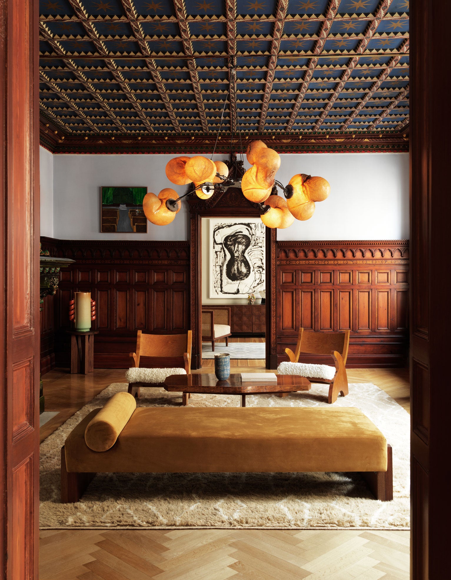 Ležadlo v horčicovom zamatě