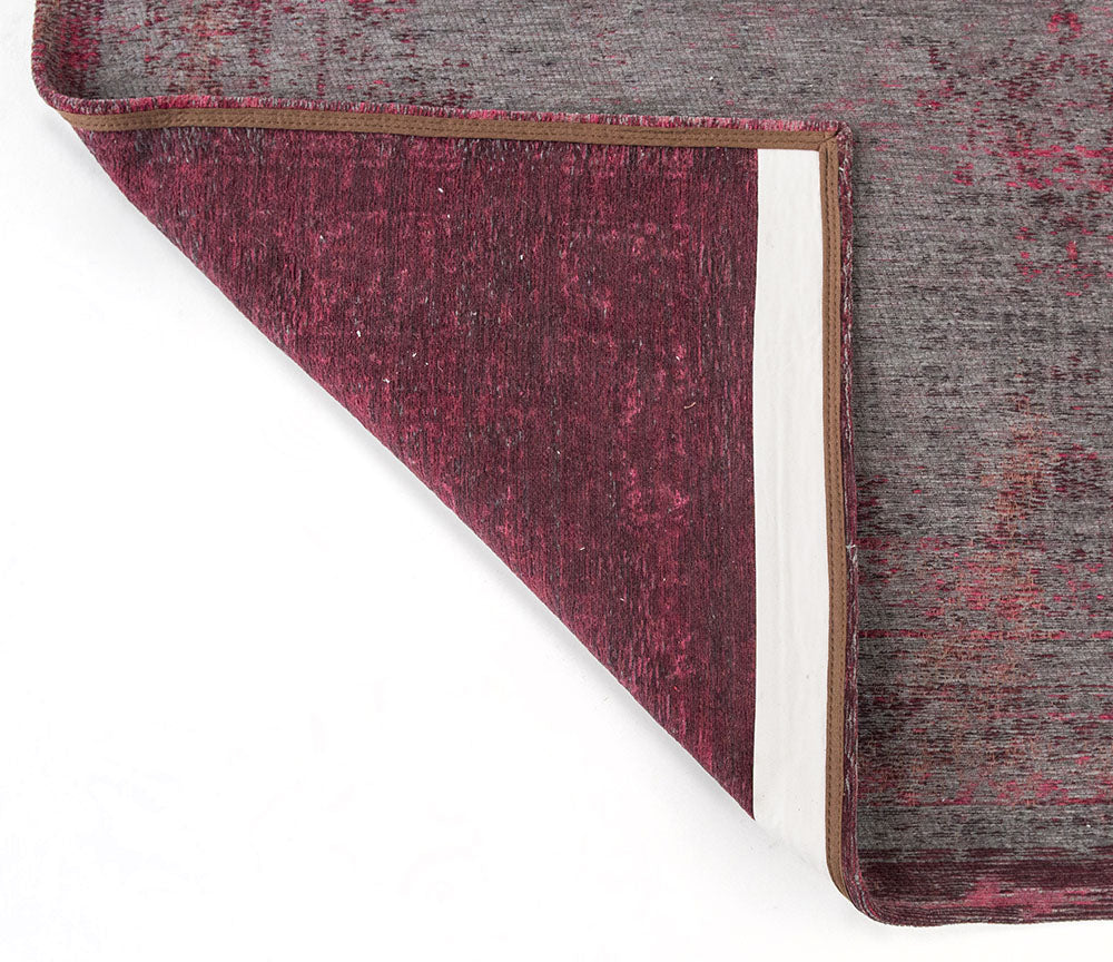 Koberec MEDAILLON PINK FLASH ružovo-sivý