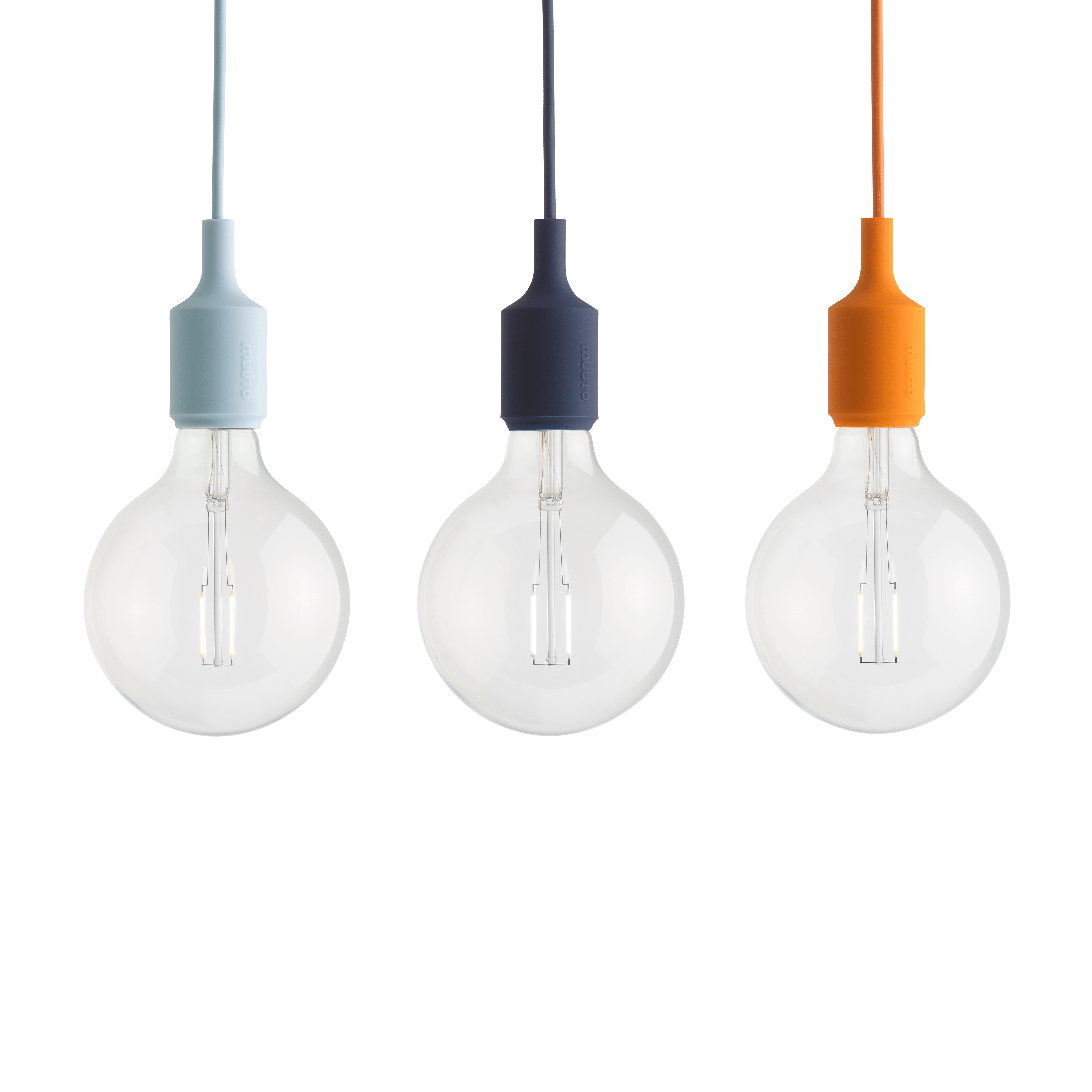E27 orange pendant lamp