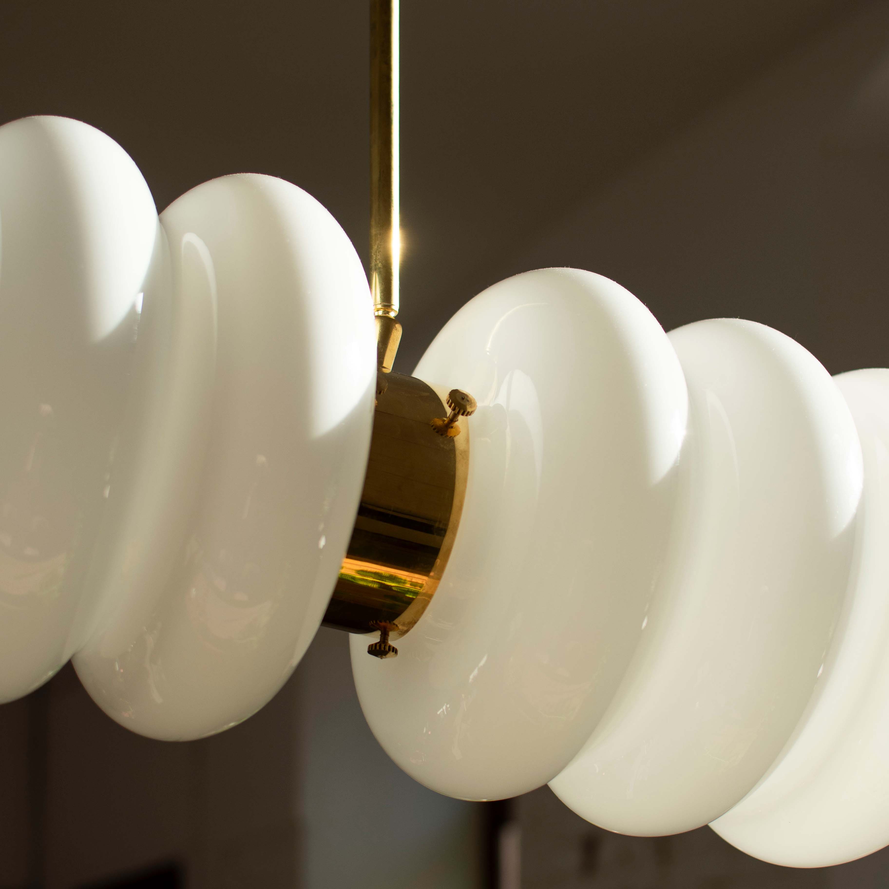 BIBE brass chandelier