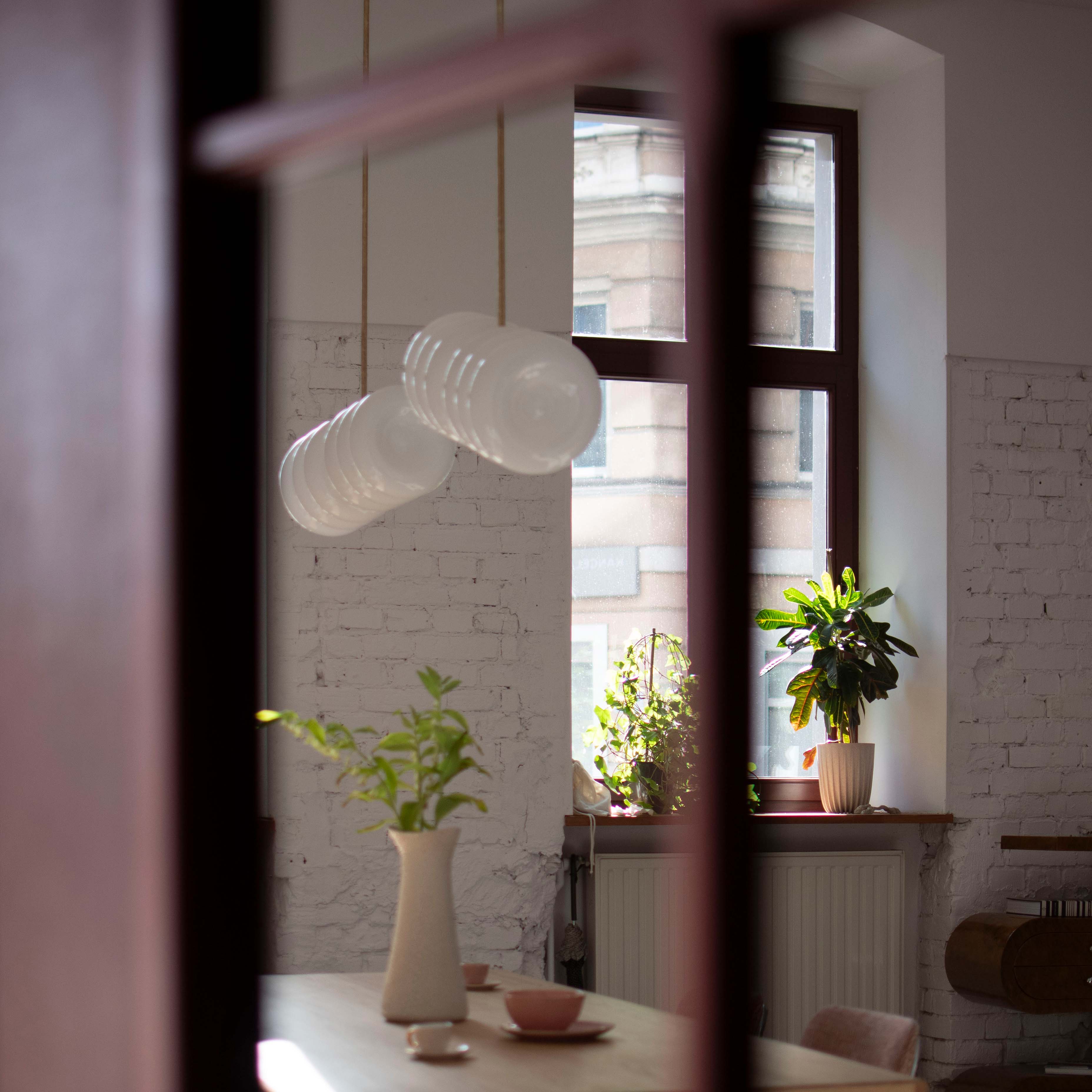 BIBE brass chandelier