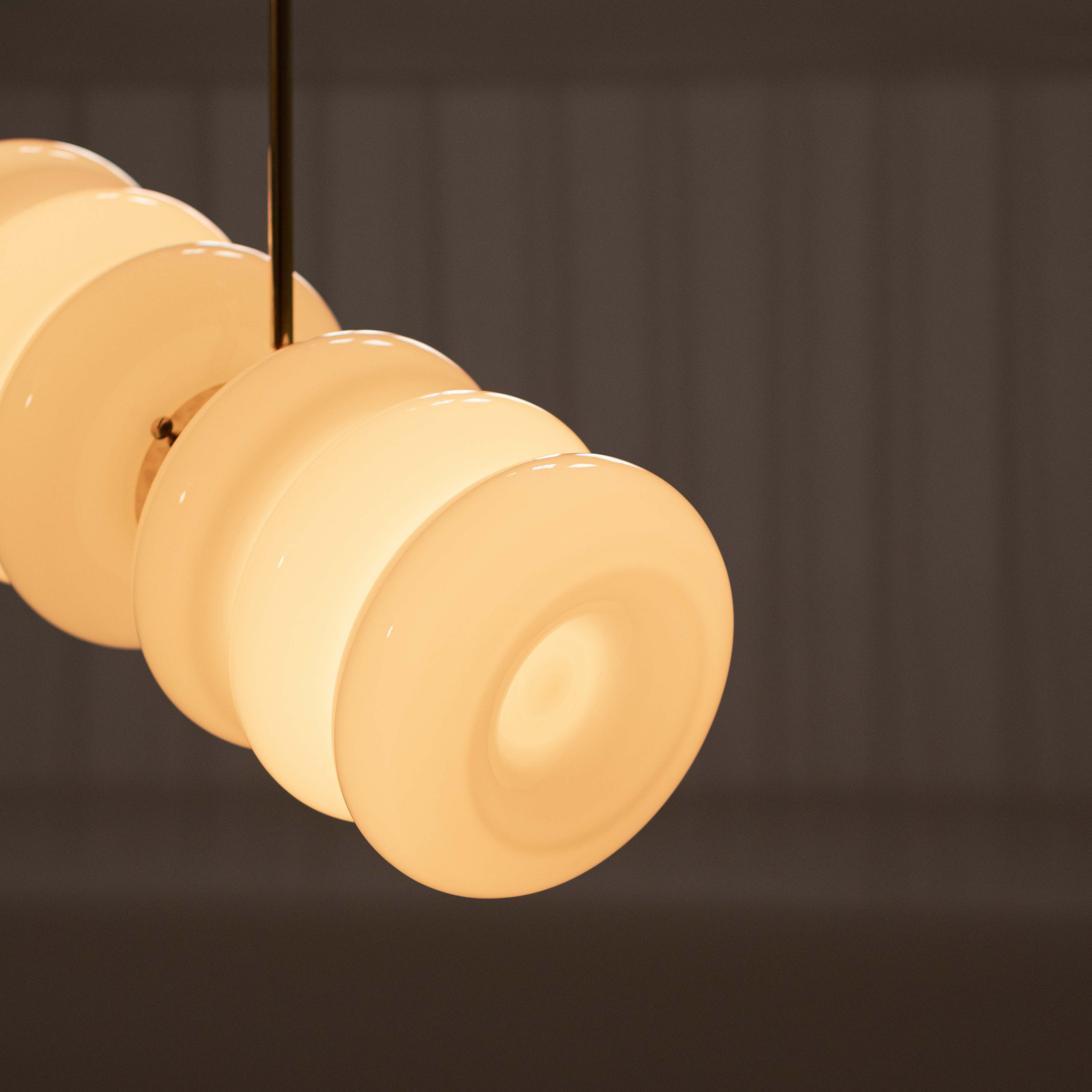 BIBE brass chandelier