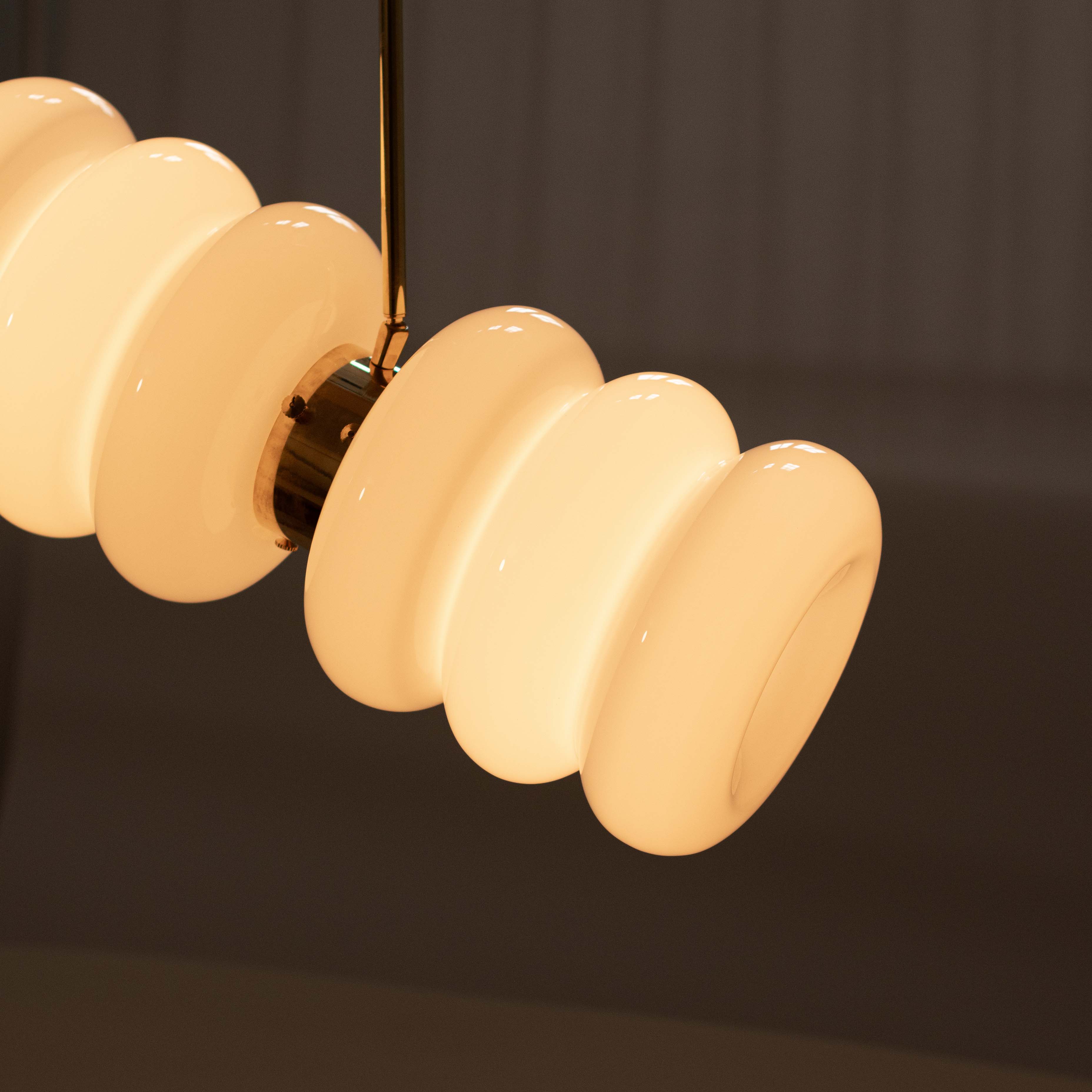 BIBE brass chandelier