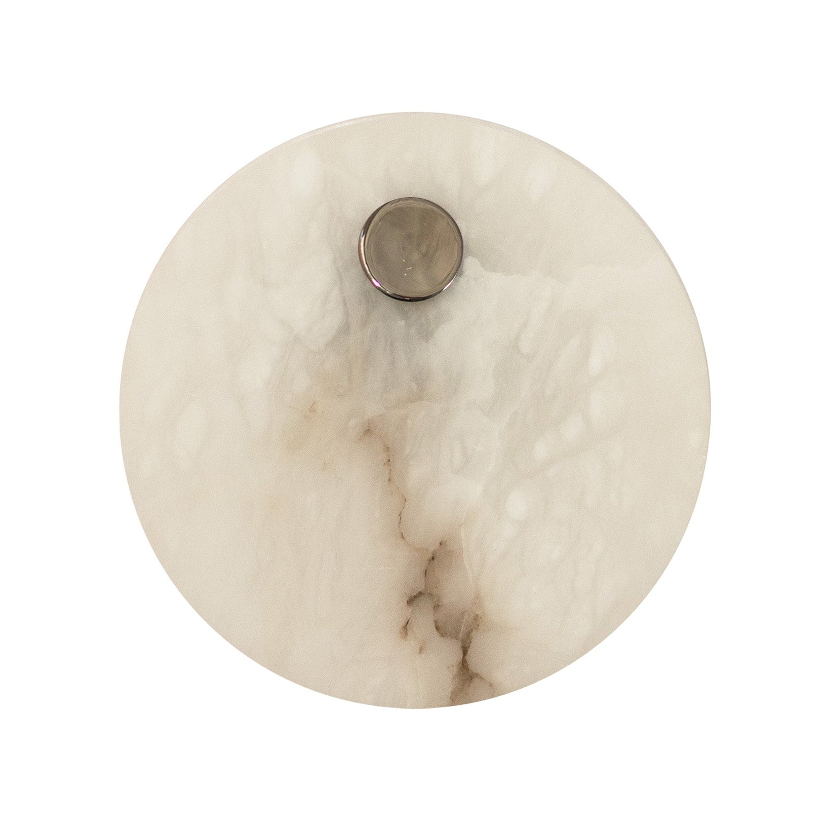 Alabaster Wall Lamp EOS Nickel