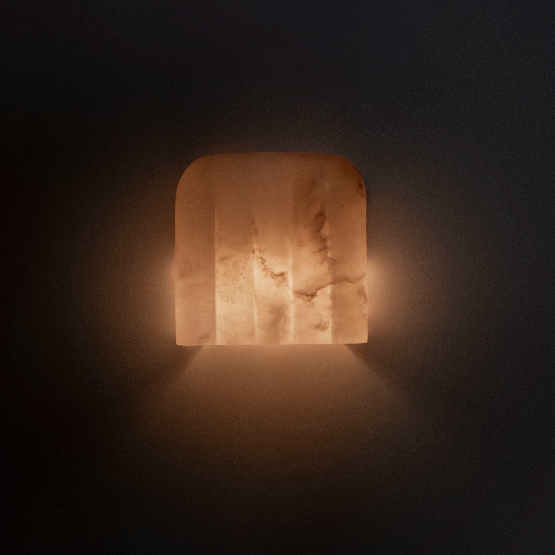 MEROPE Alabaster Wall Sconce with Matte Finish