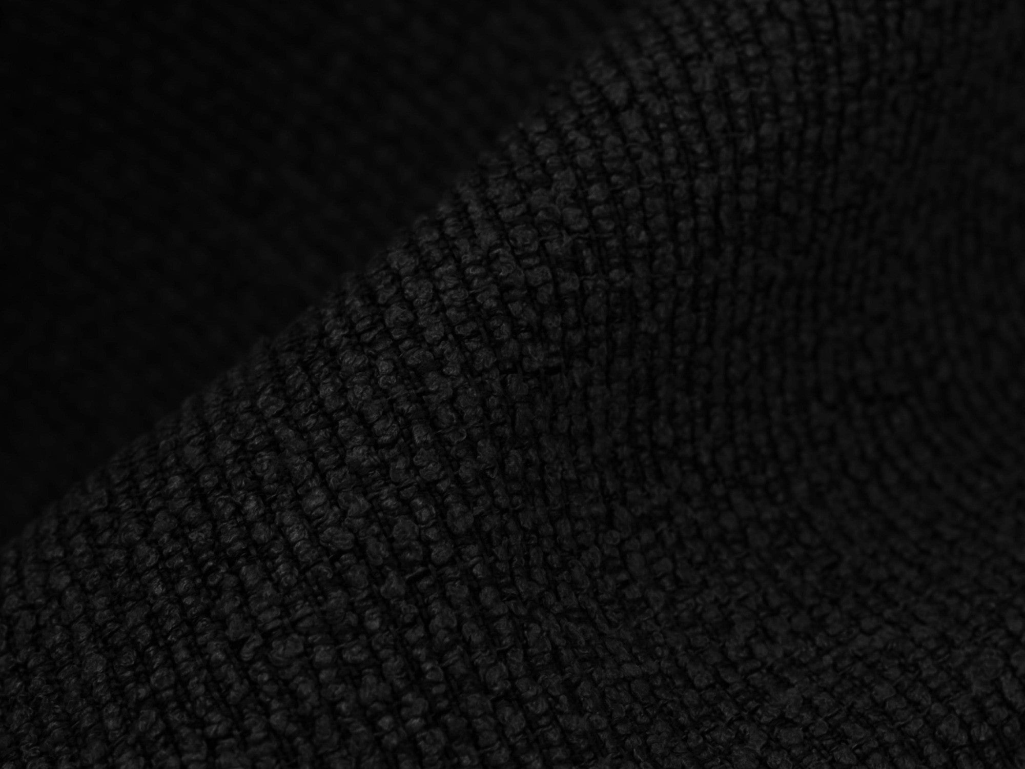 ERIKA chair black boucle with beech base