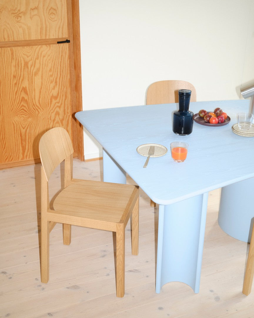 Stolička WORKSHOP dyha a dubové drevo