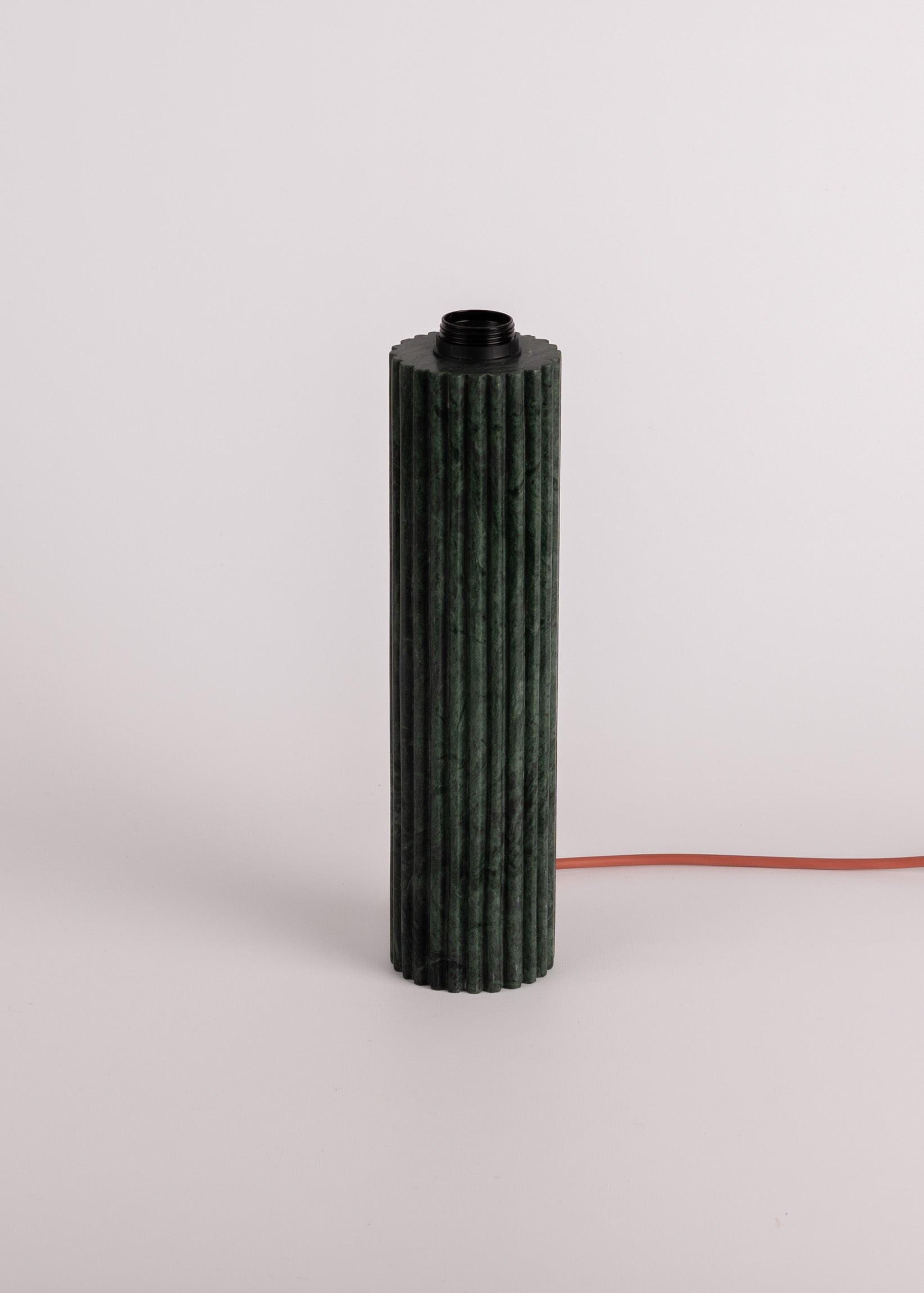 Stolná lampa FLUTA zelený mramor