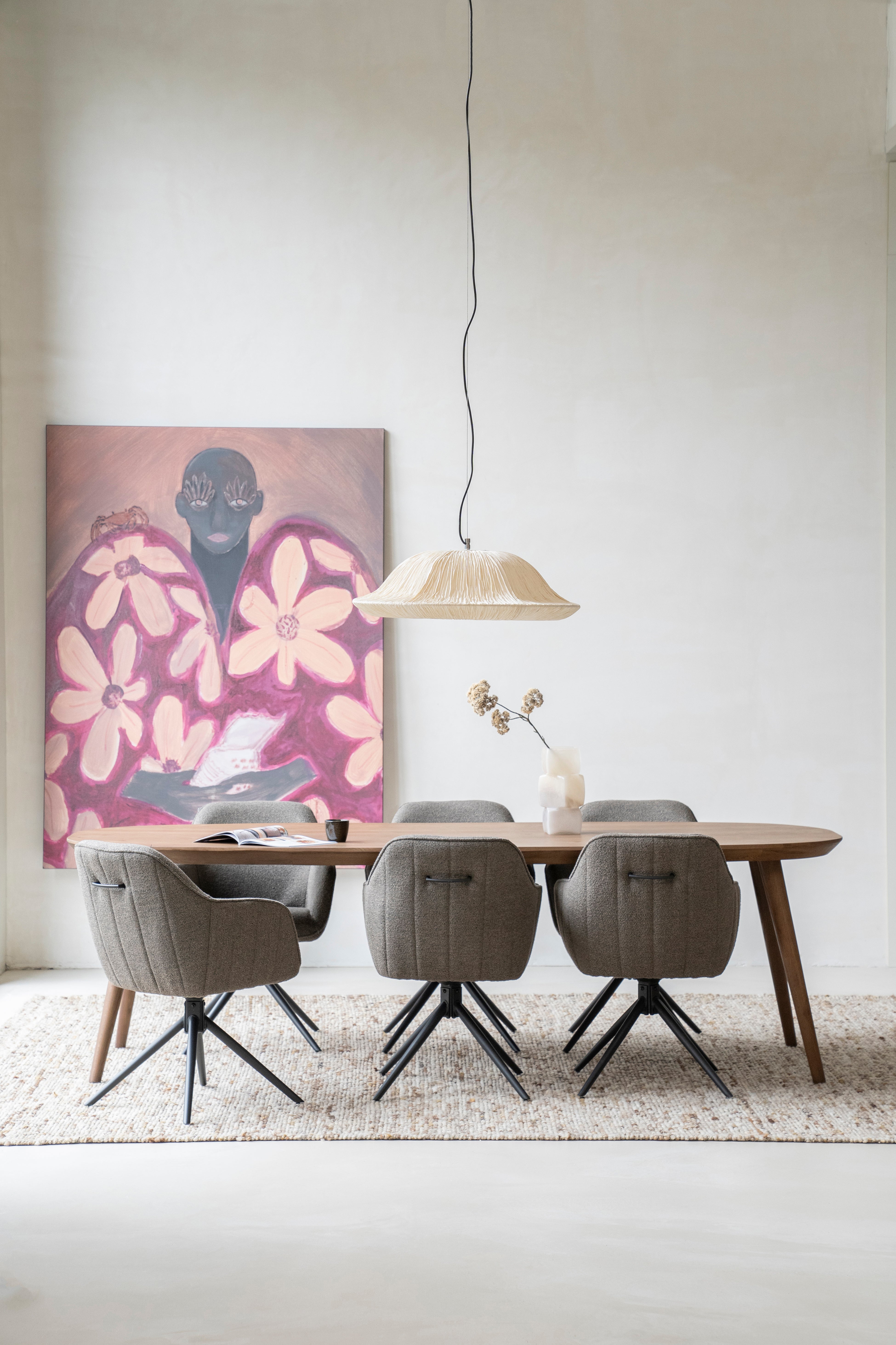 Stôl ELIJAH tmavé dubové drevo