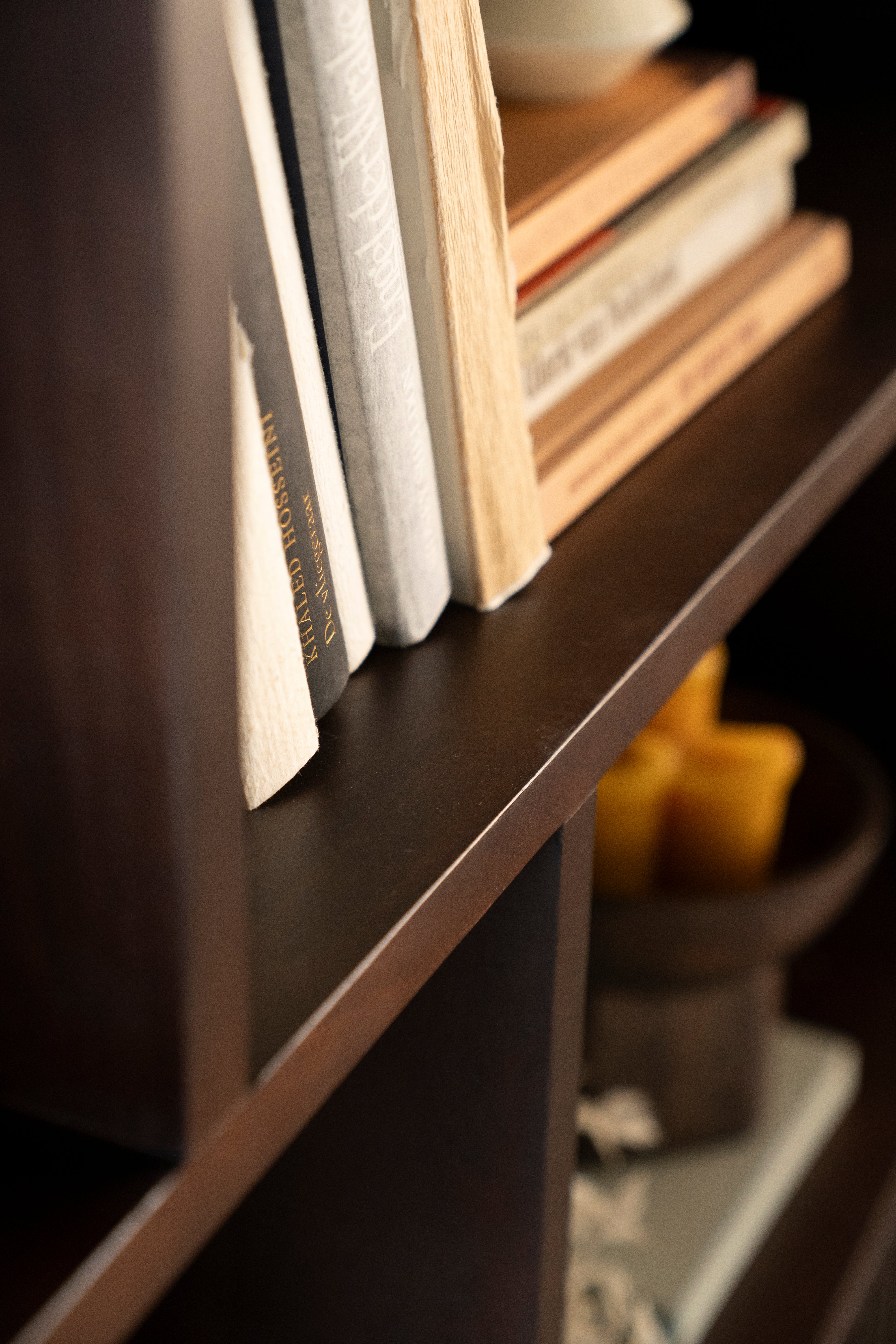 Regál REMI tmavohnedé mango drevo