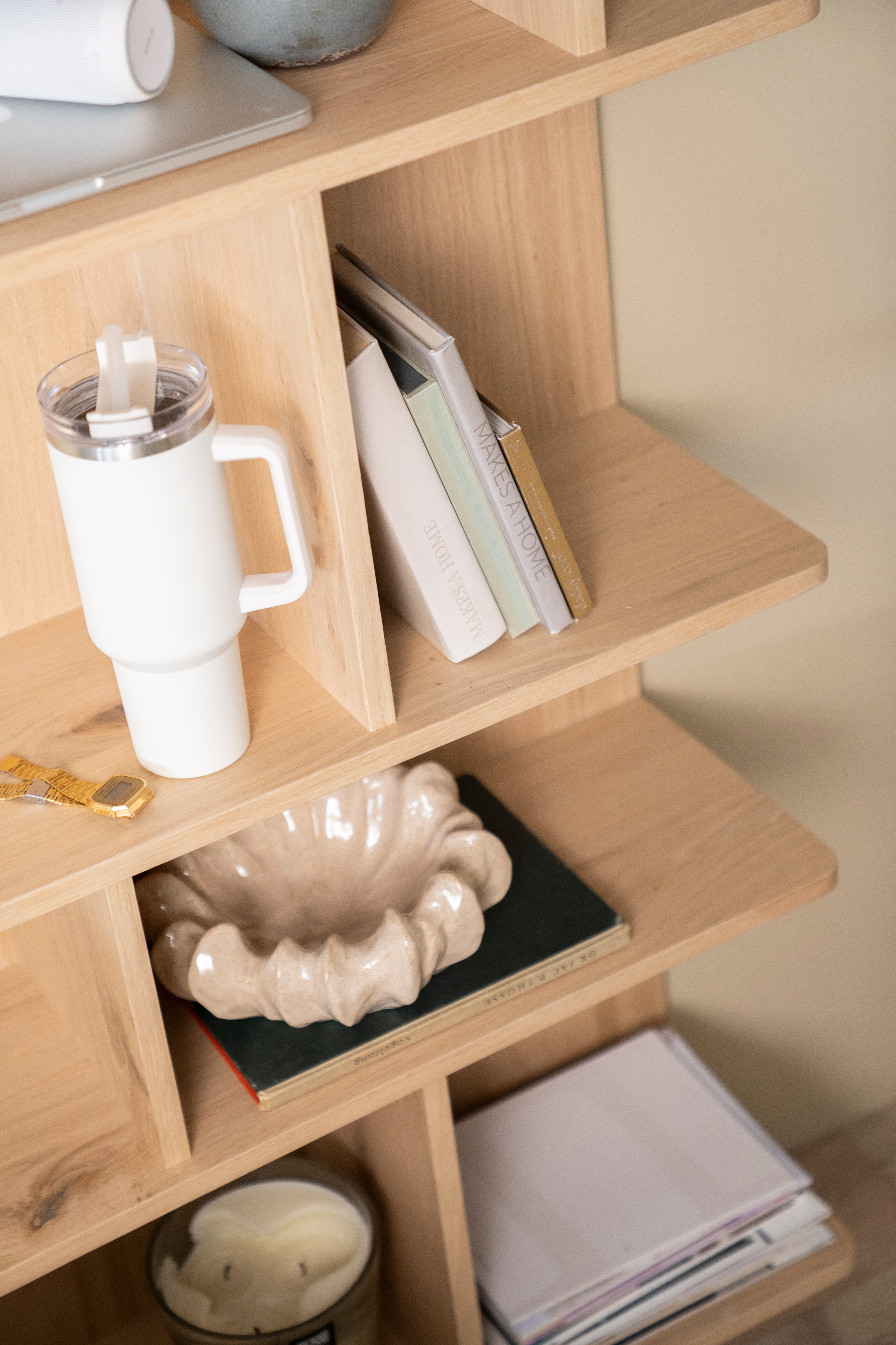 Regál RENEE dubový dyha