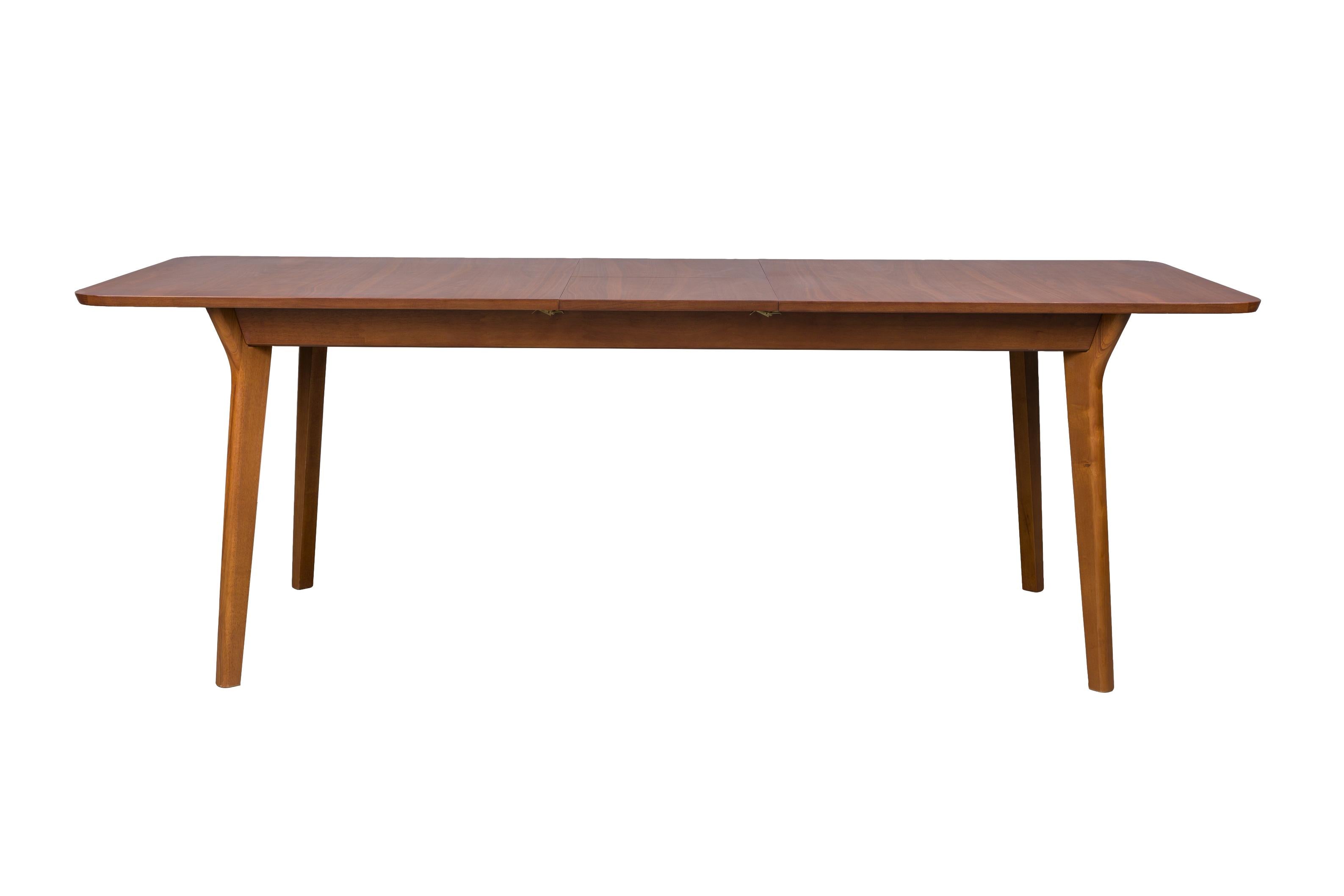 ELLEN Extendable Table in Dark Brown Rubberwood