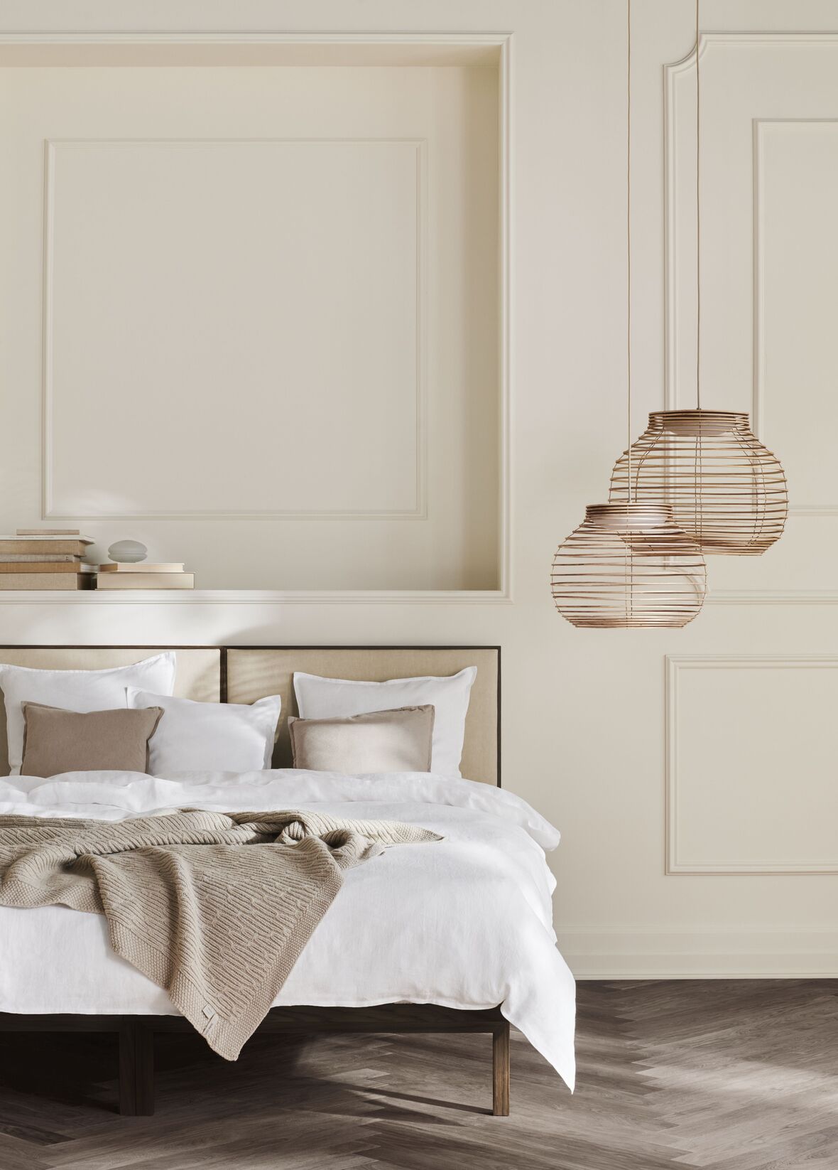 Závesná lampa ANELLI dubový dyha