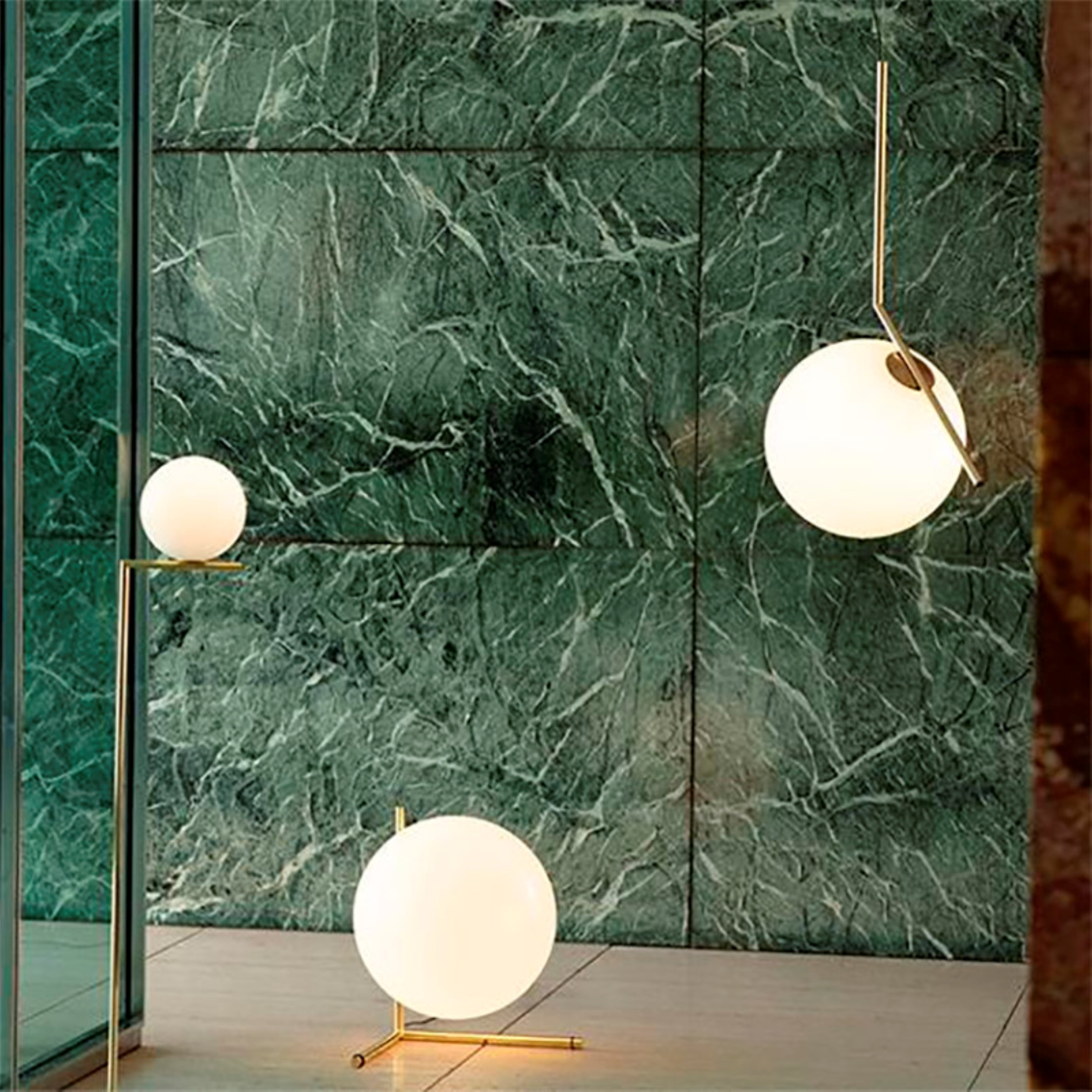 Závesná lampa IC LIGHTS 3 mosadzná