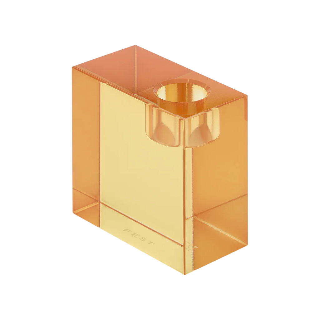 Svietnik PARKER oranžový