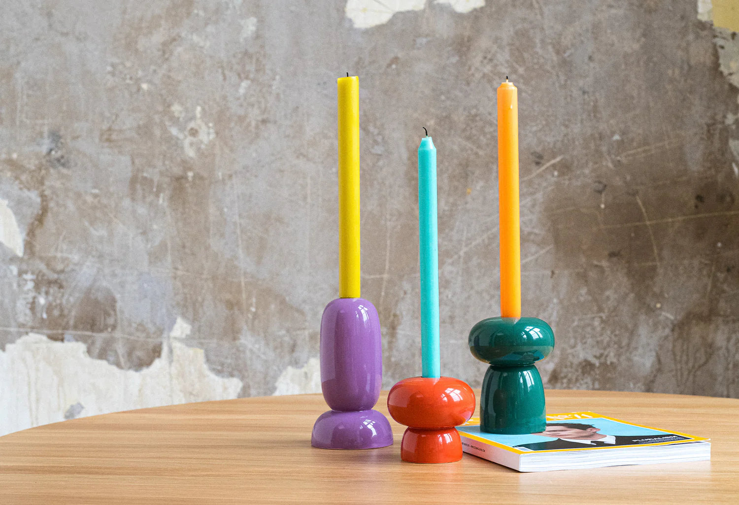 Sviečnik KOBUS ružový