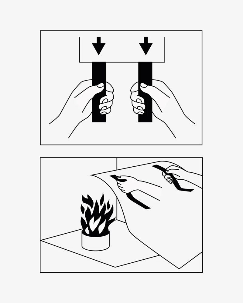 Hasičská deka FIRE BLANKET čierna