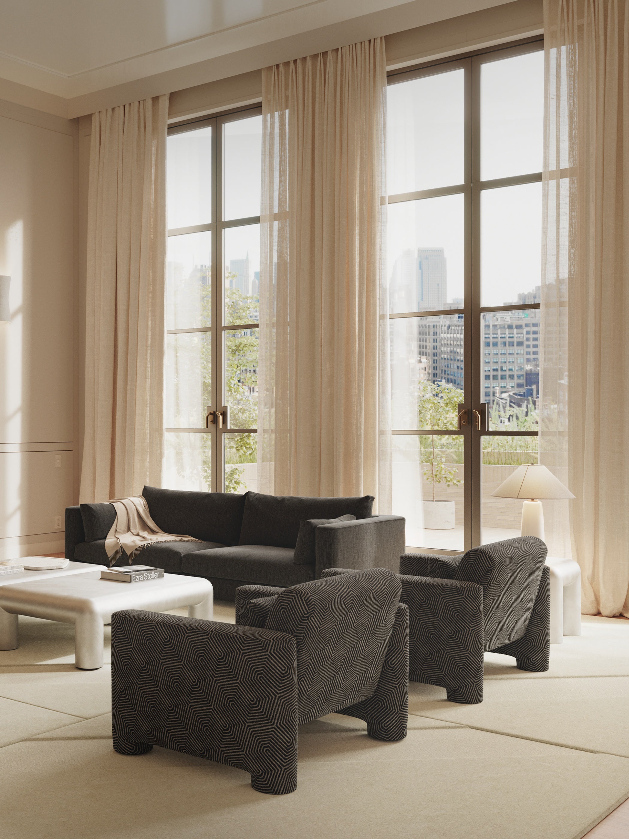 Upholstered ION Armchair