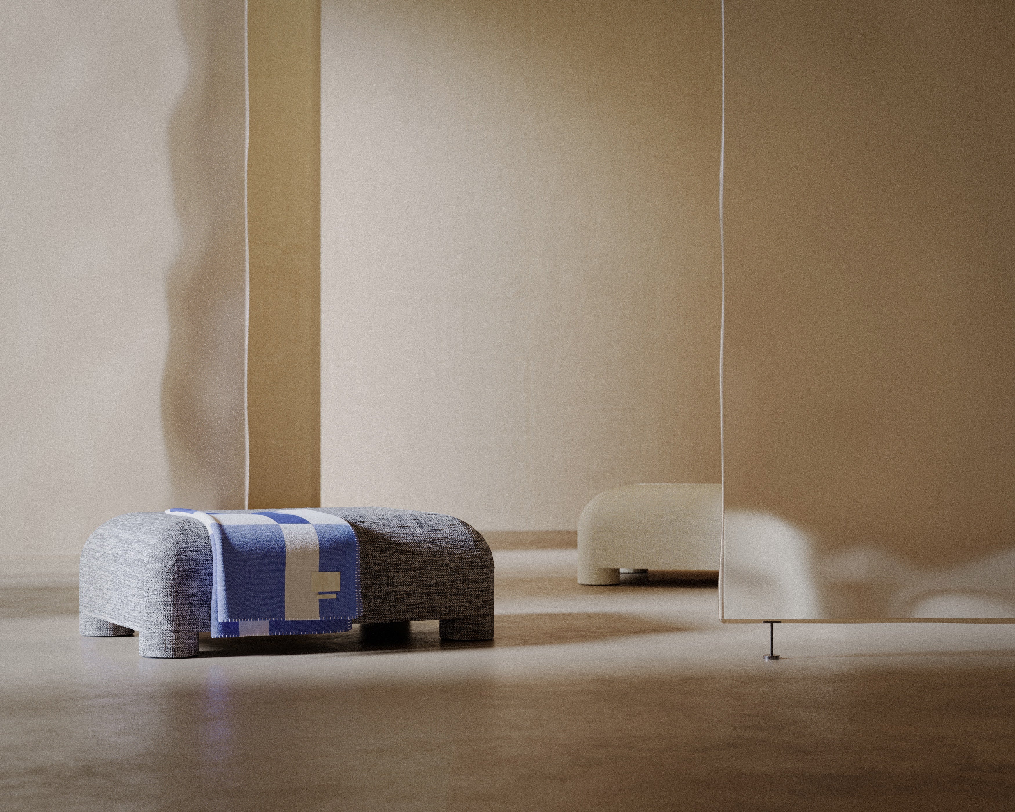 Koc BIG LOGO blue-beige