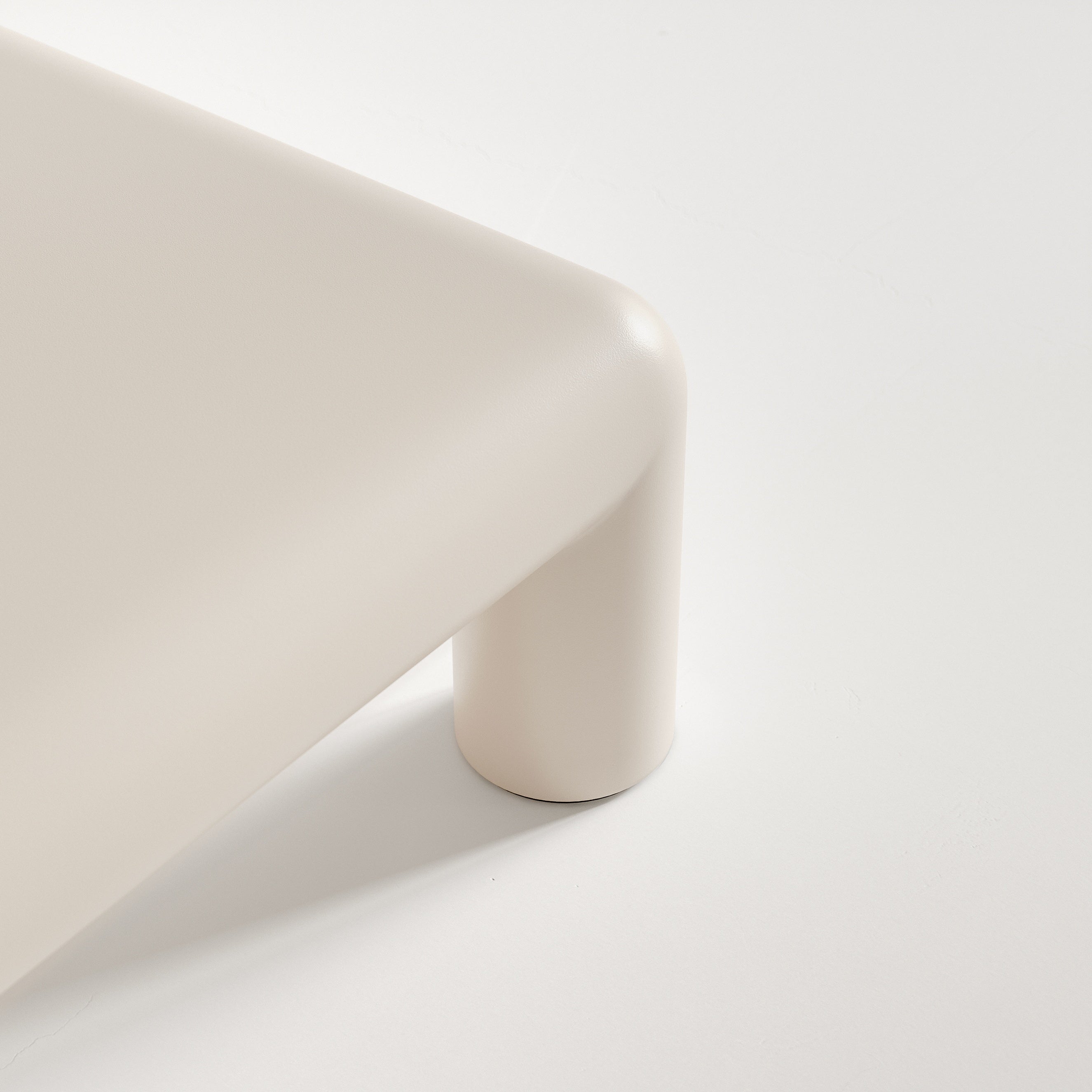 Rectangular coffee table CUBIO light beige