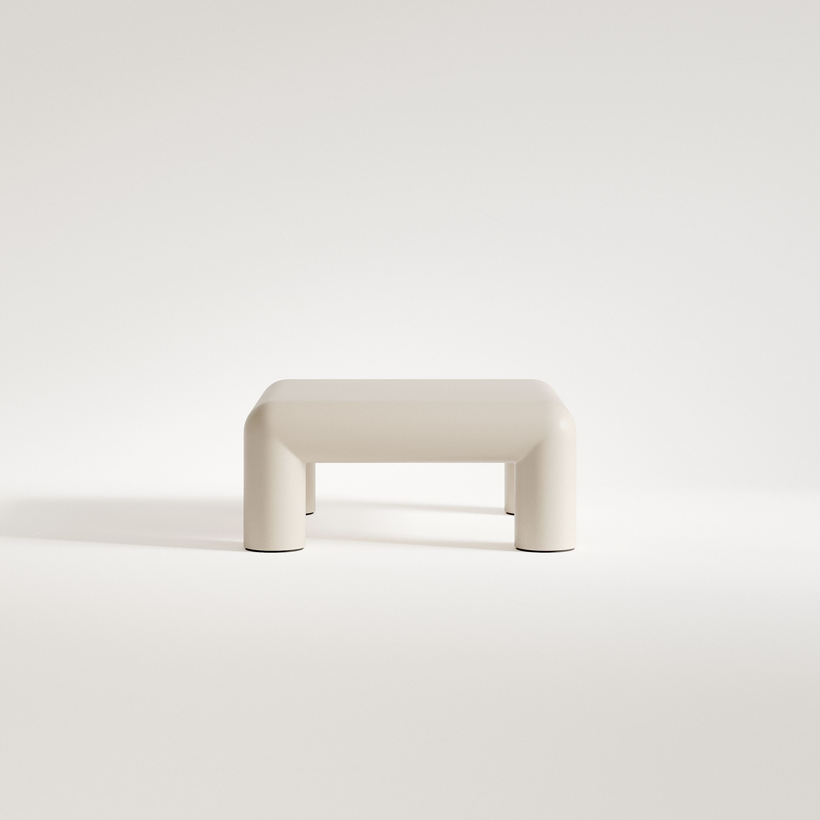 CUBIO light beige coffee table